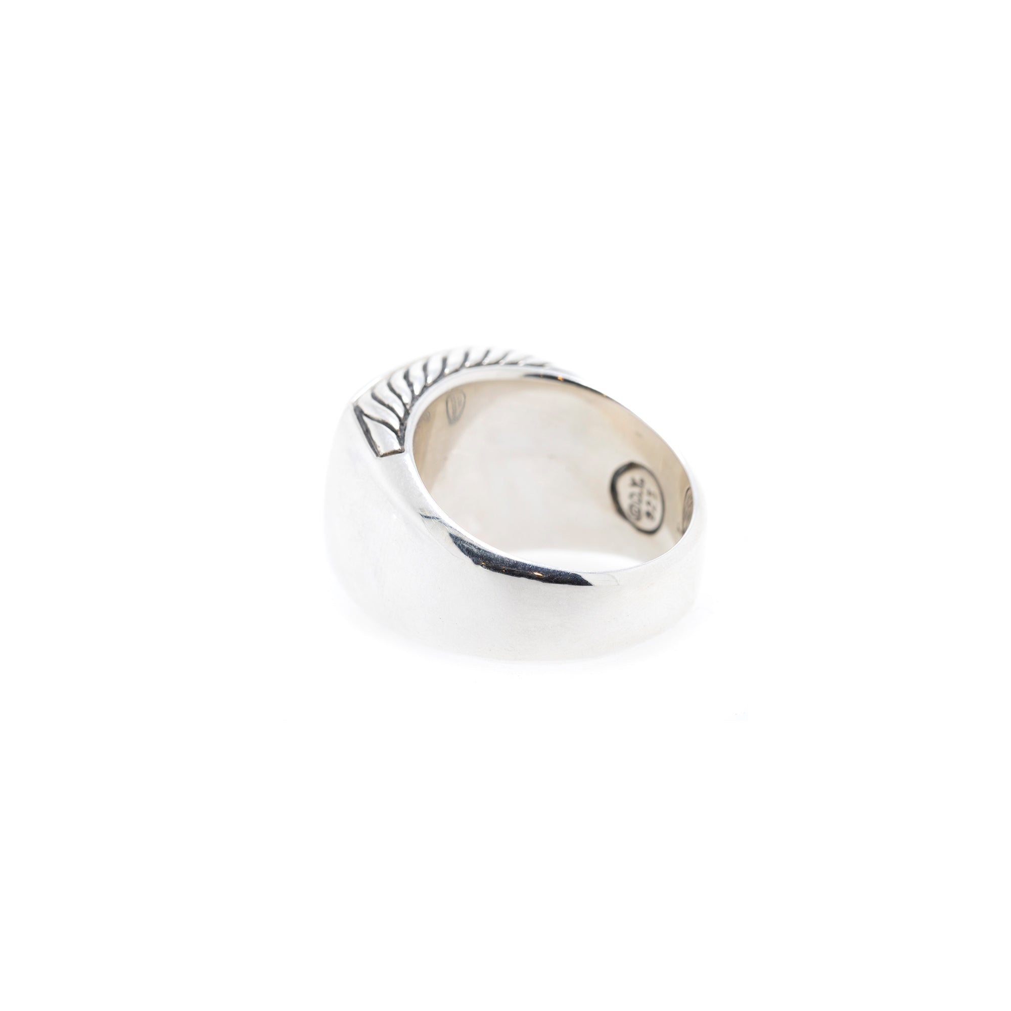 David Yurman Exotic Stone Signet Ring with Pietersite