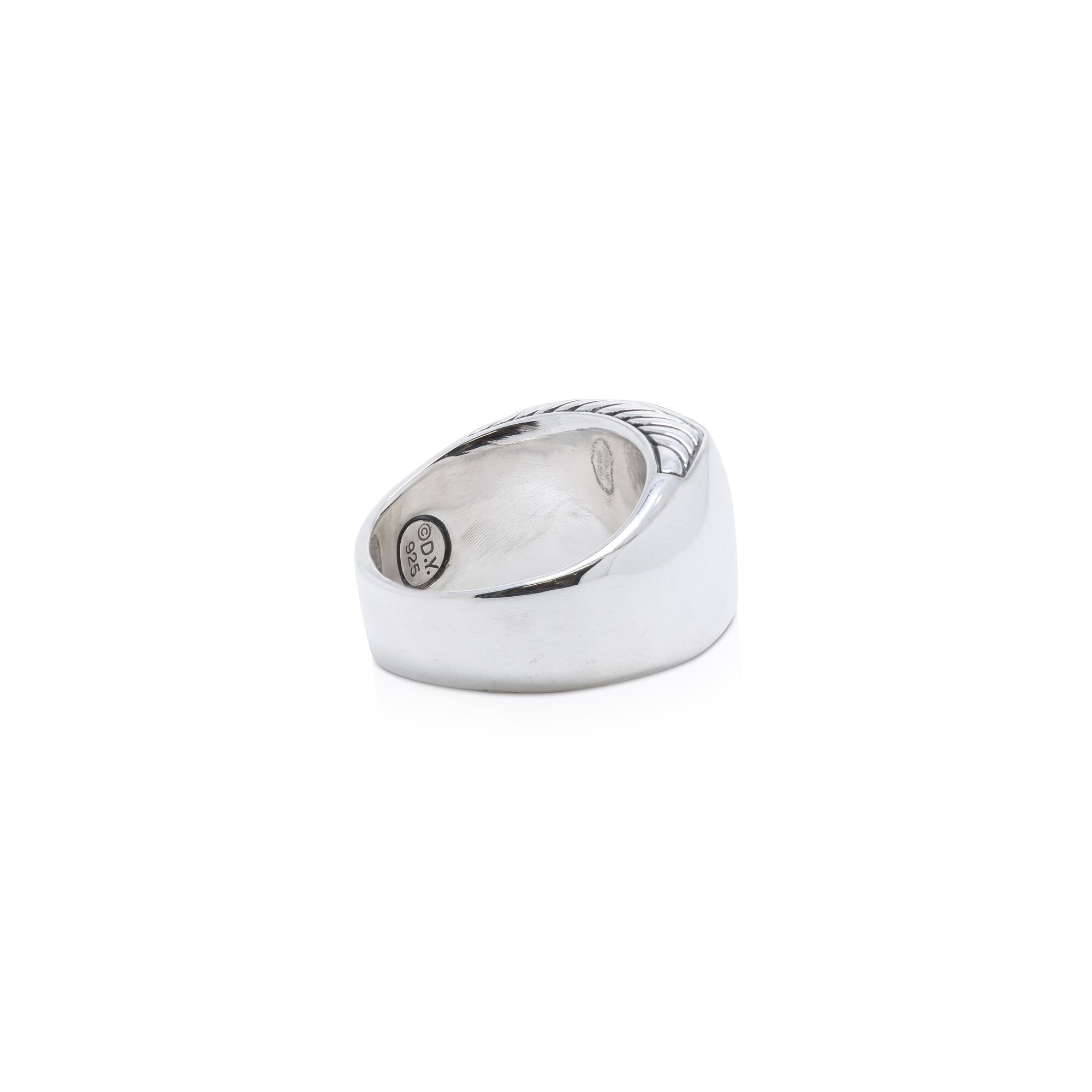 David Yurman Exotic Stone Signet Ring with Pietersite