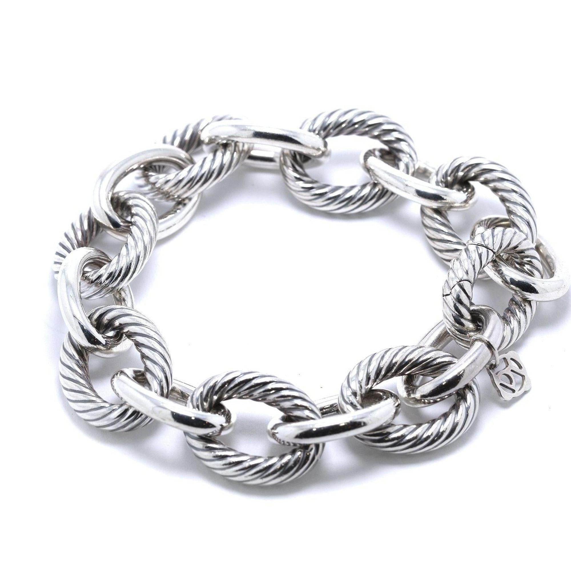 David Yurman Extra Large Oval Link Bracelet