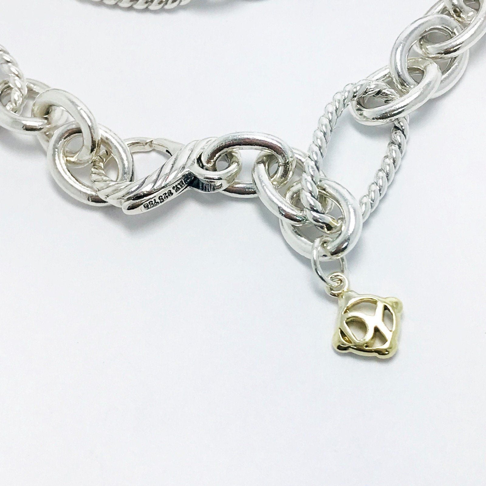 David Yurman Figaro Chain Link Necklace