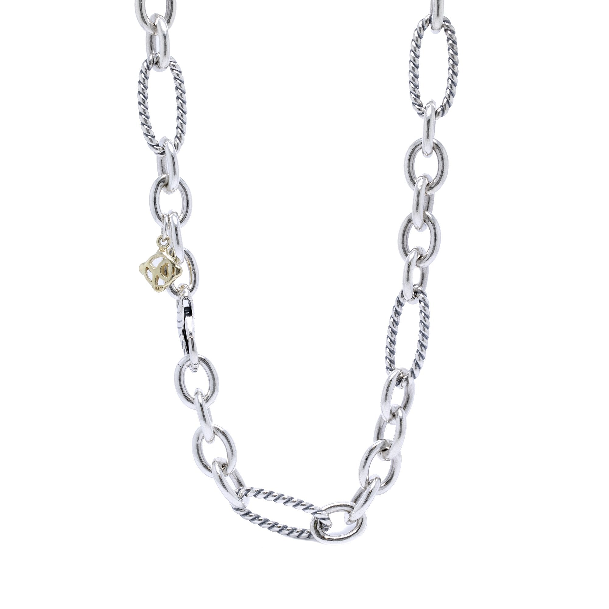 David Yurman Figaro Chain Link Necklace