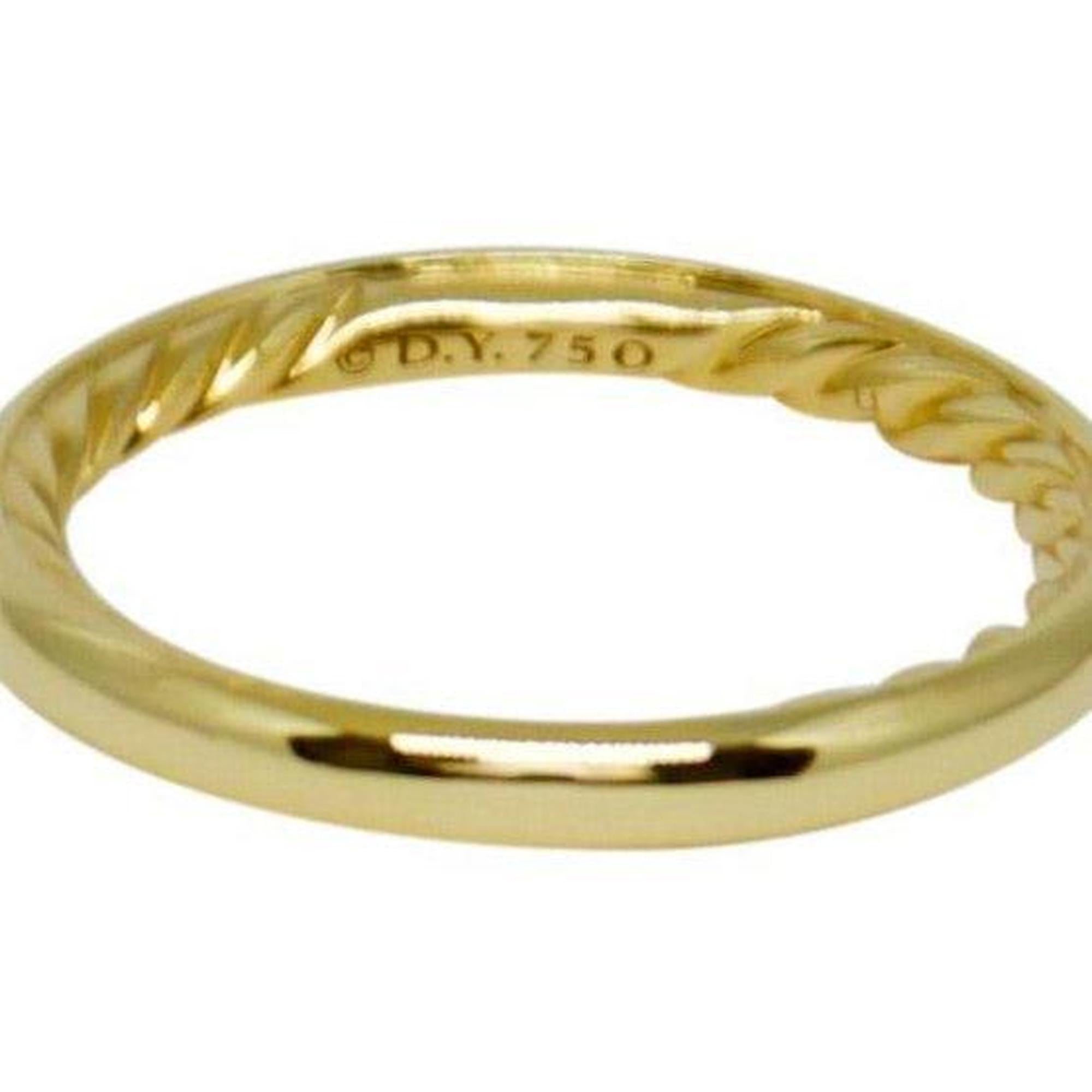 David Yurman Gold DY Eden Smooth Wedding Band
