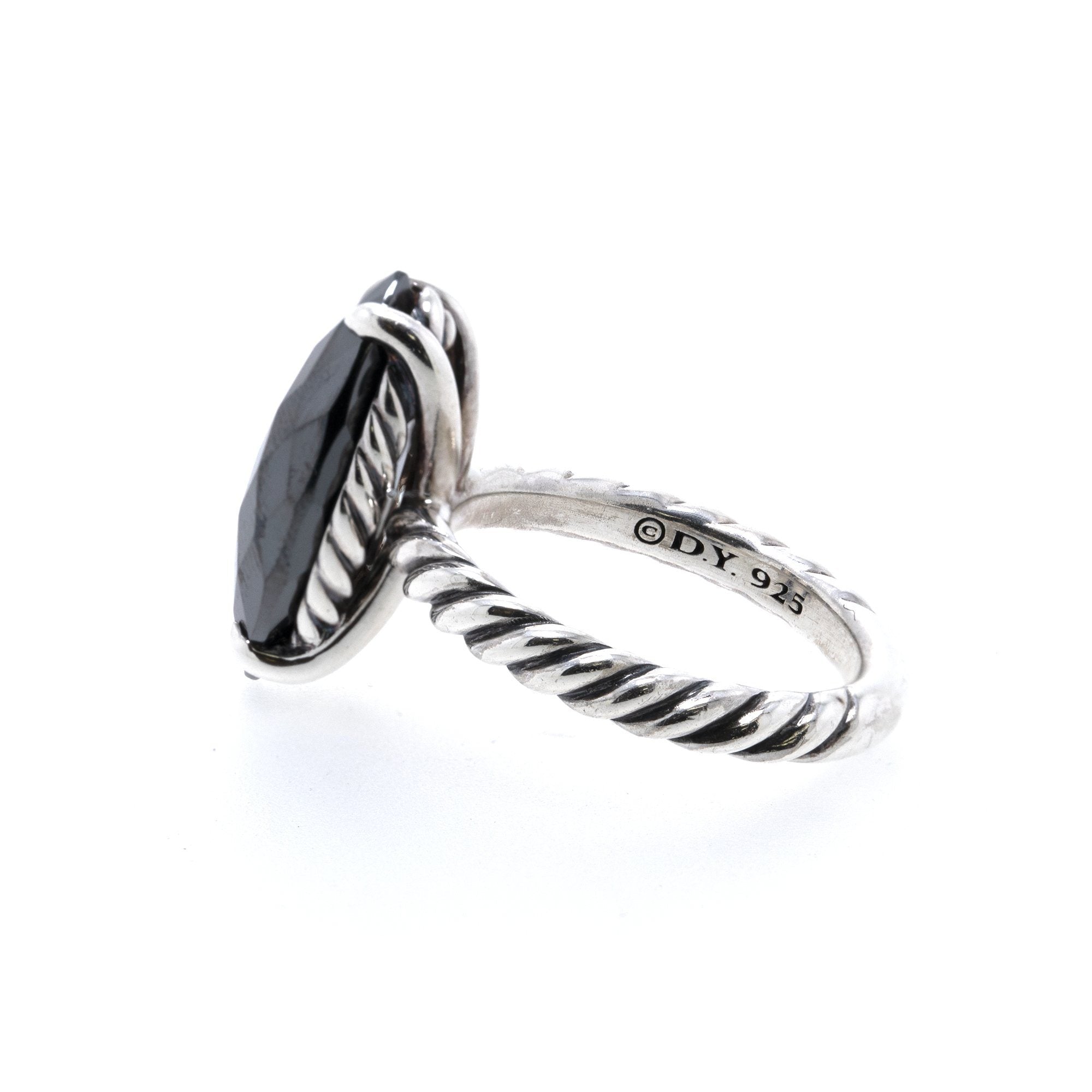 David Yurman Hematite Color Classic Cocktail Ring