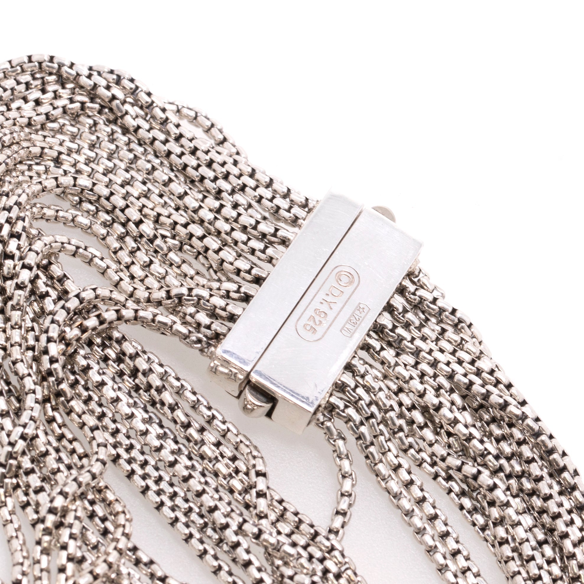 David Yurman Multi-Row Box Chain Bracelet