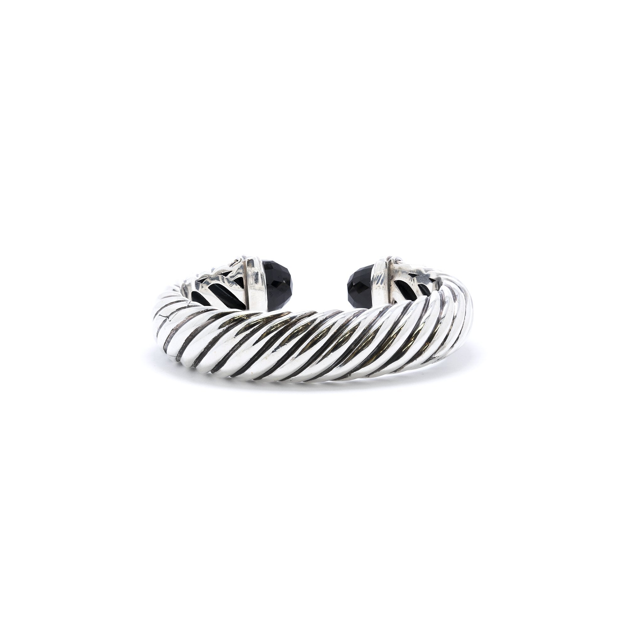 David Yurman Onyx Waverly Cable Bracelet
