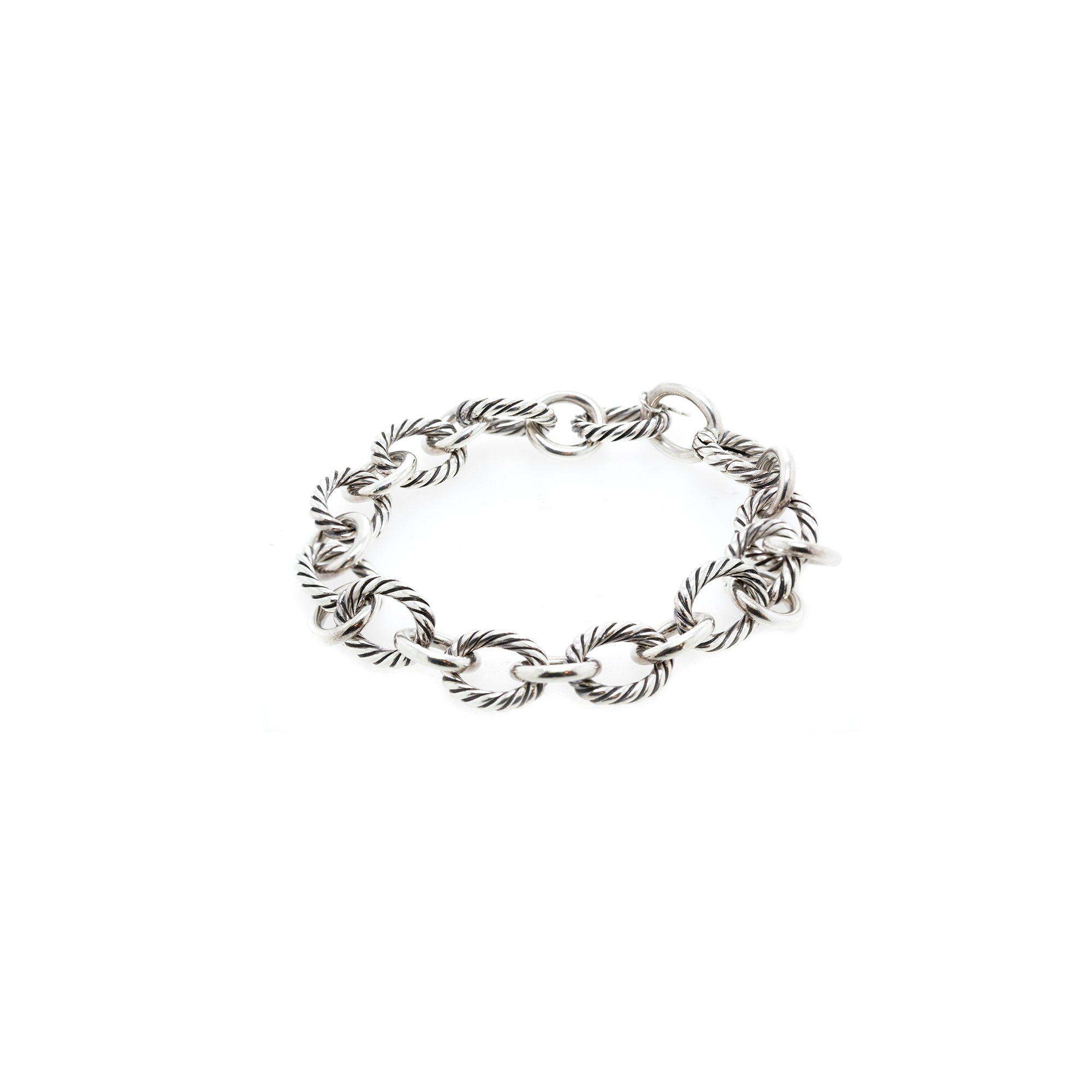 David Yurman Oval Link Chain Bracelet, 12mm