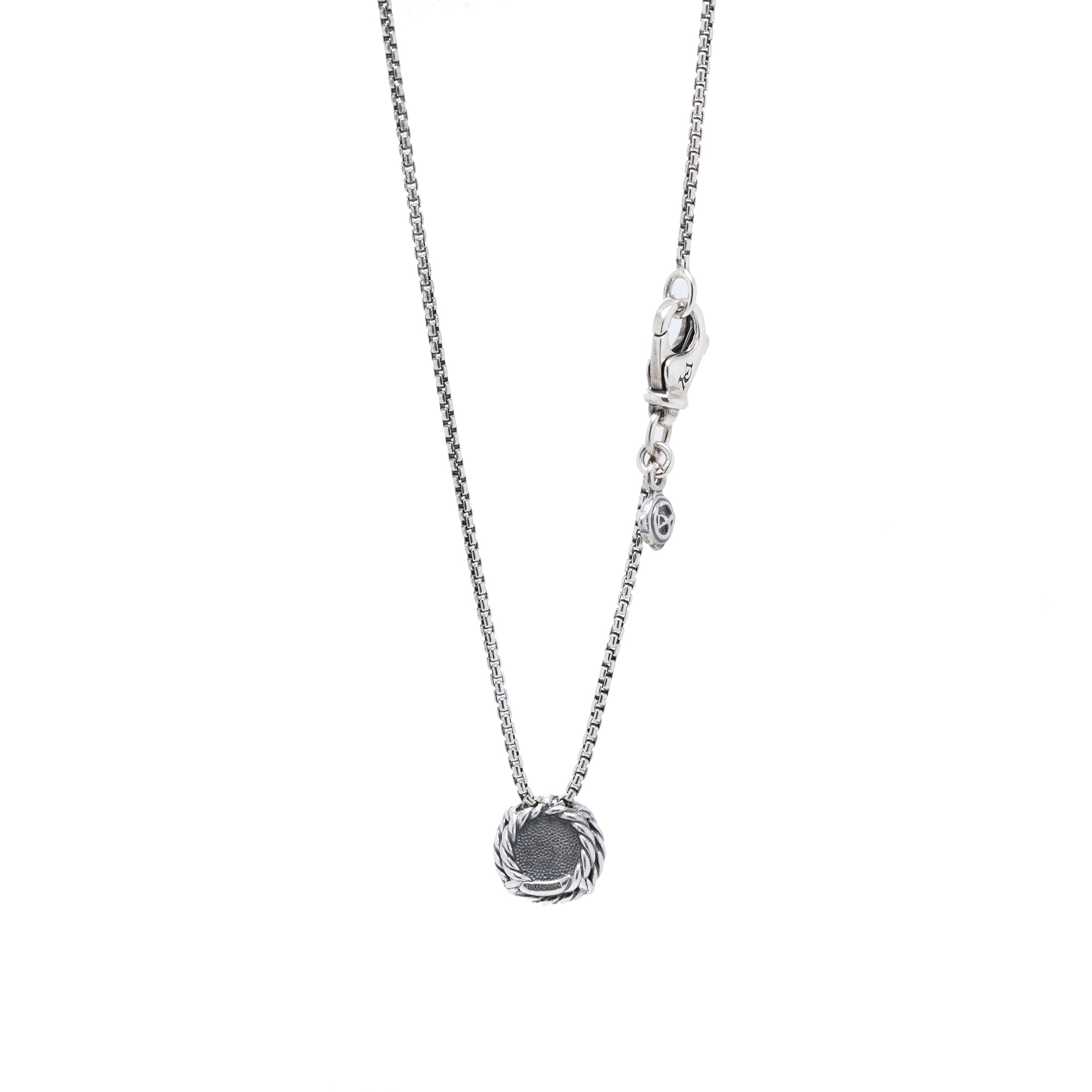 David Yurman Petite Chatelaine Pendant Necklace with Citrine