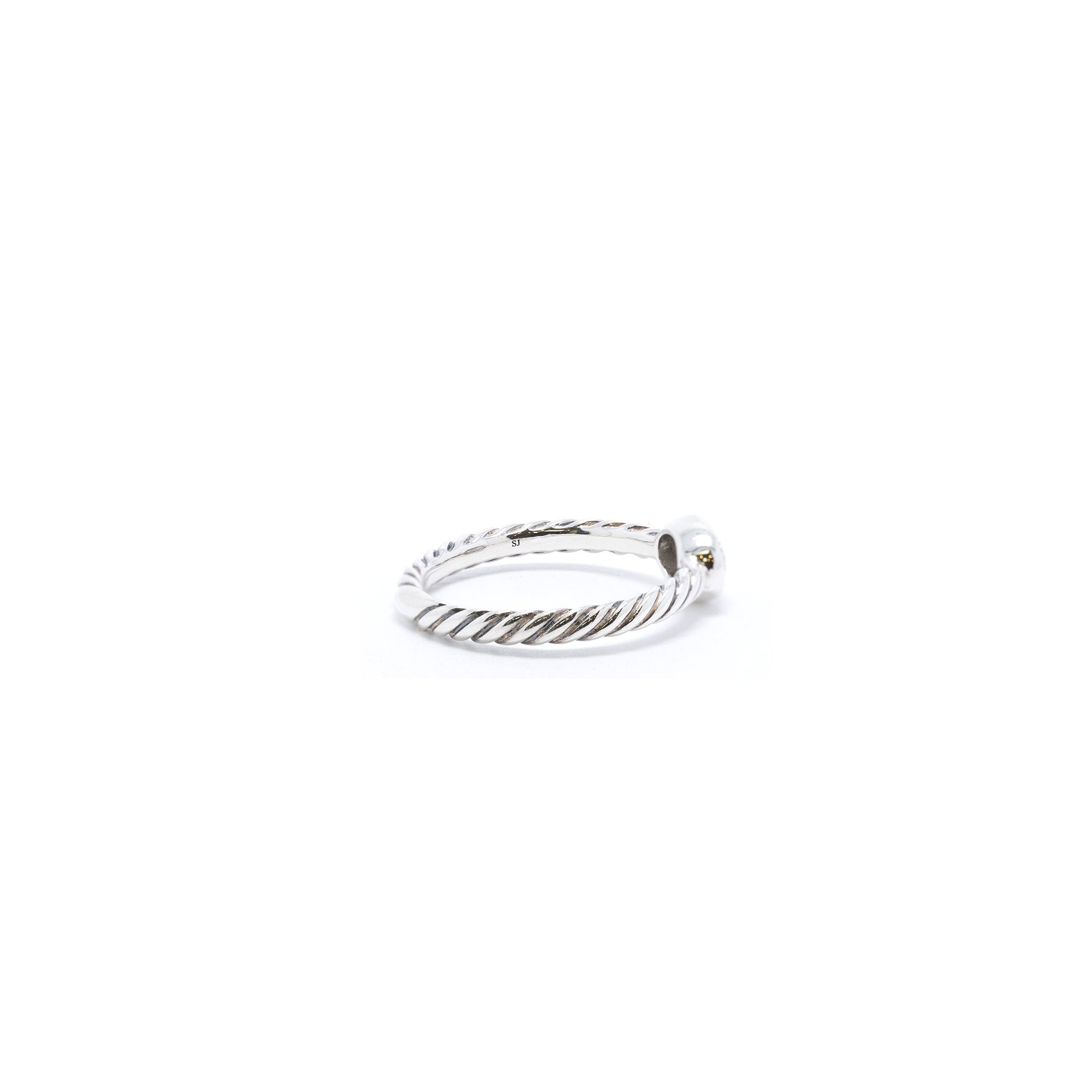 David Yurman Petite Pave Diamond Oval Ring