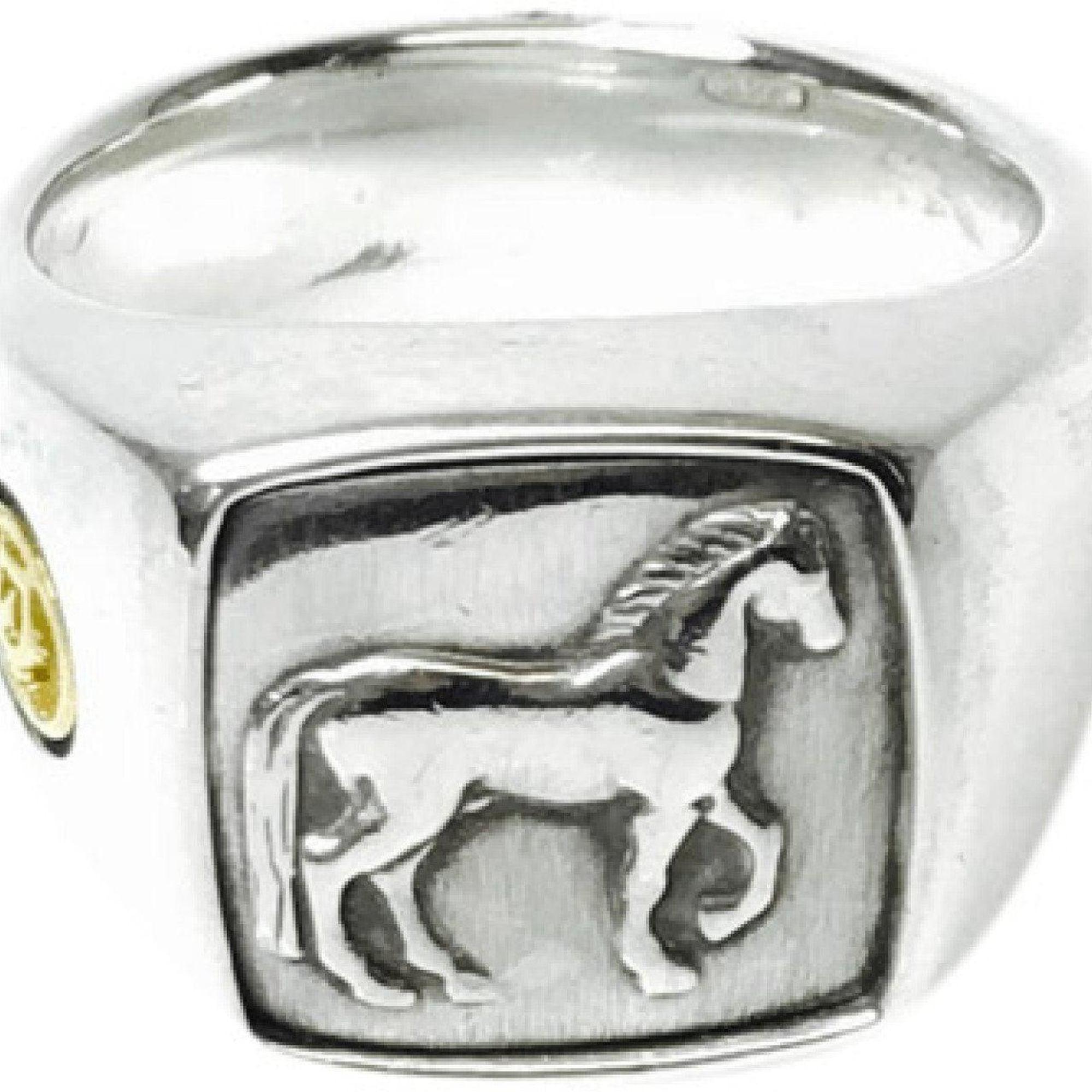 David Yurman Petrvs Horse Signet Ring