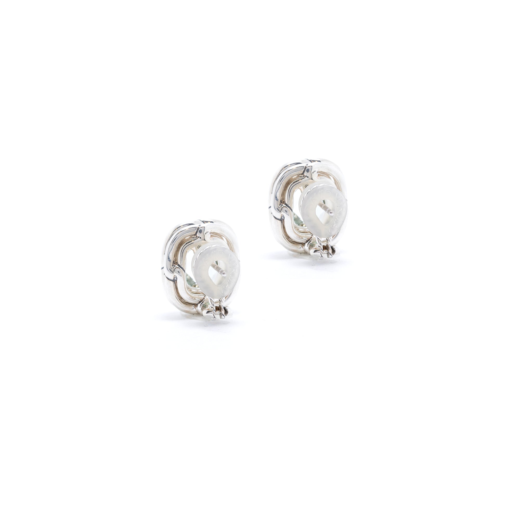 David Yurman Prasiolite & Diamond Labyrinth Earrings
