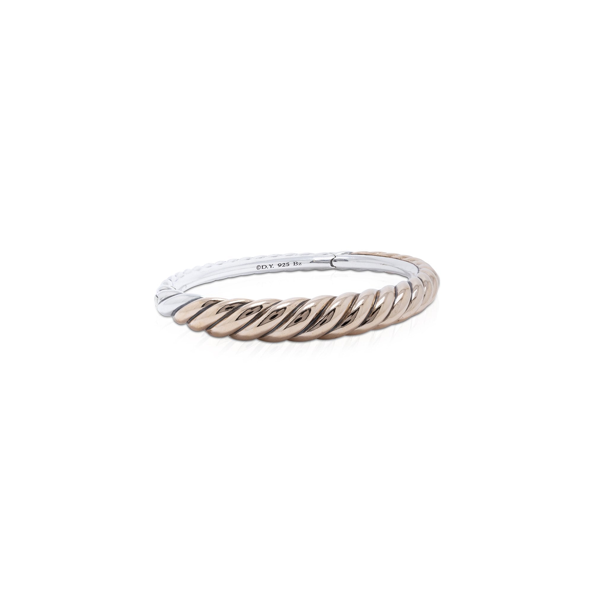 David Yurman Pure Form Mixed Metal Cable Bracelet