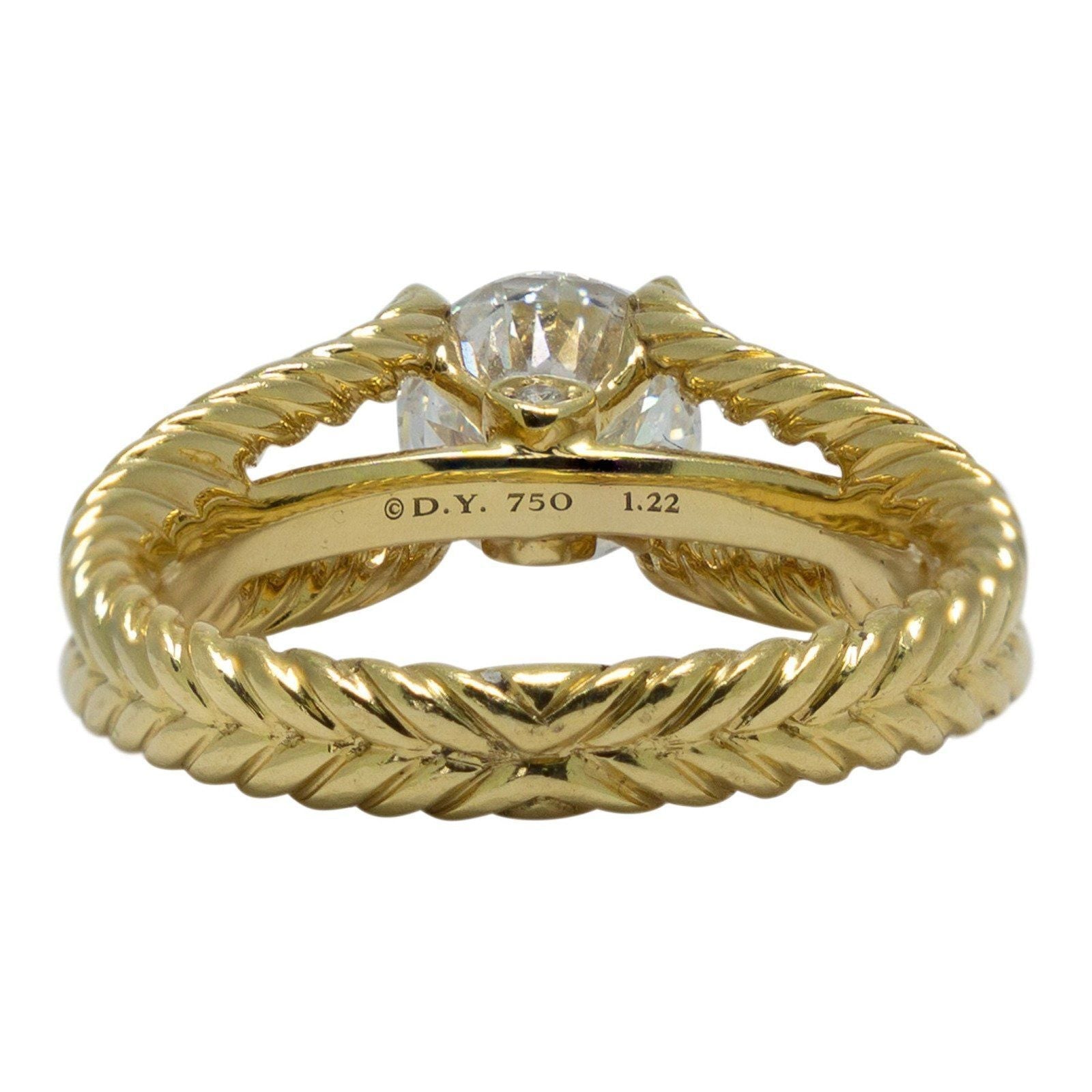 David Yurman Renaissance 1.22ct Round Diamond Engagement Ring