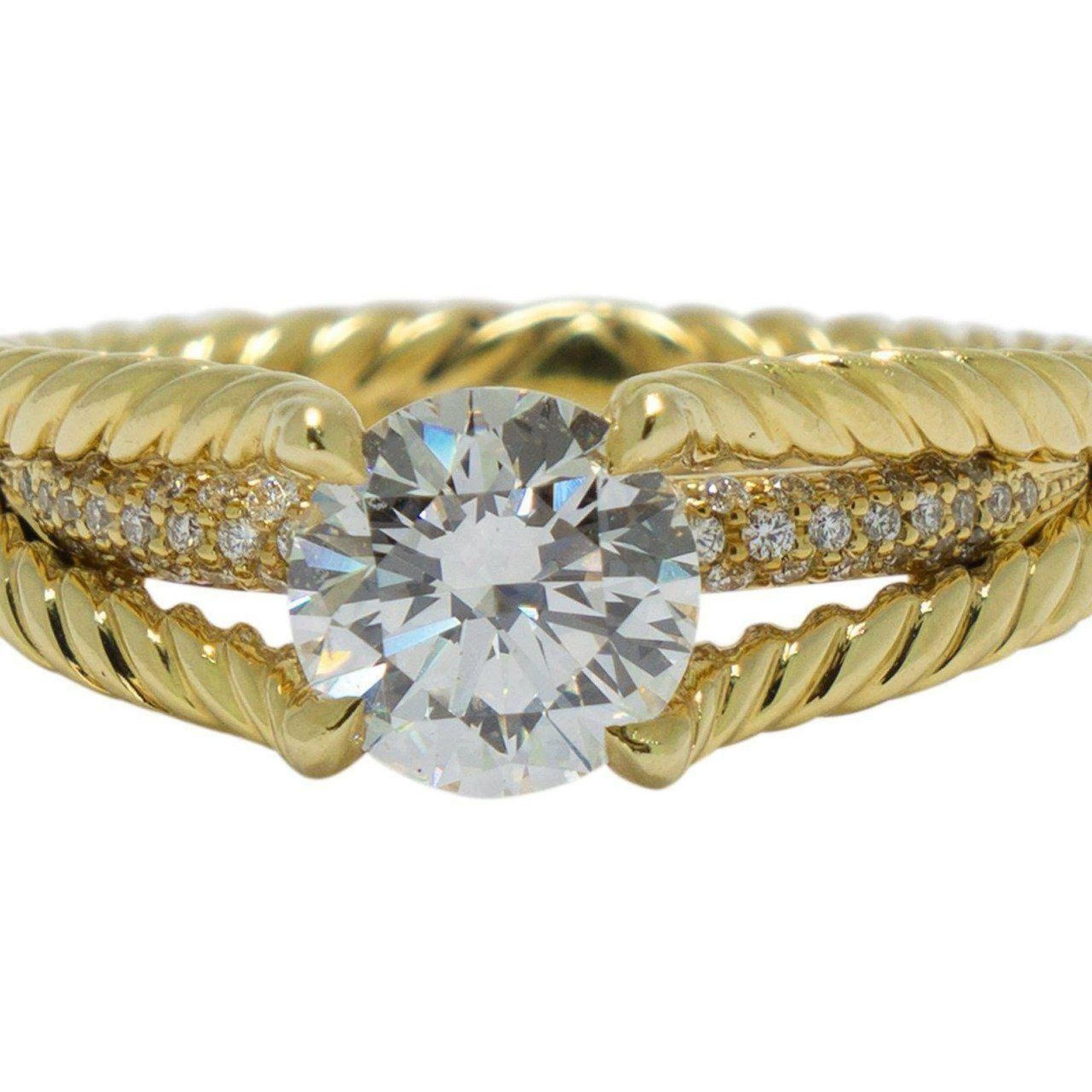 David Yurman Renaissance 1.22ct Round Diamond Engagement Ring