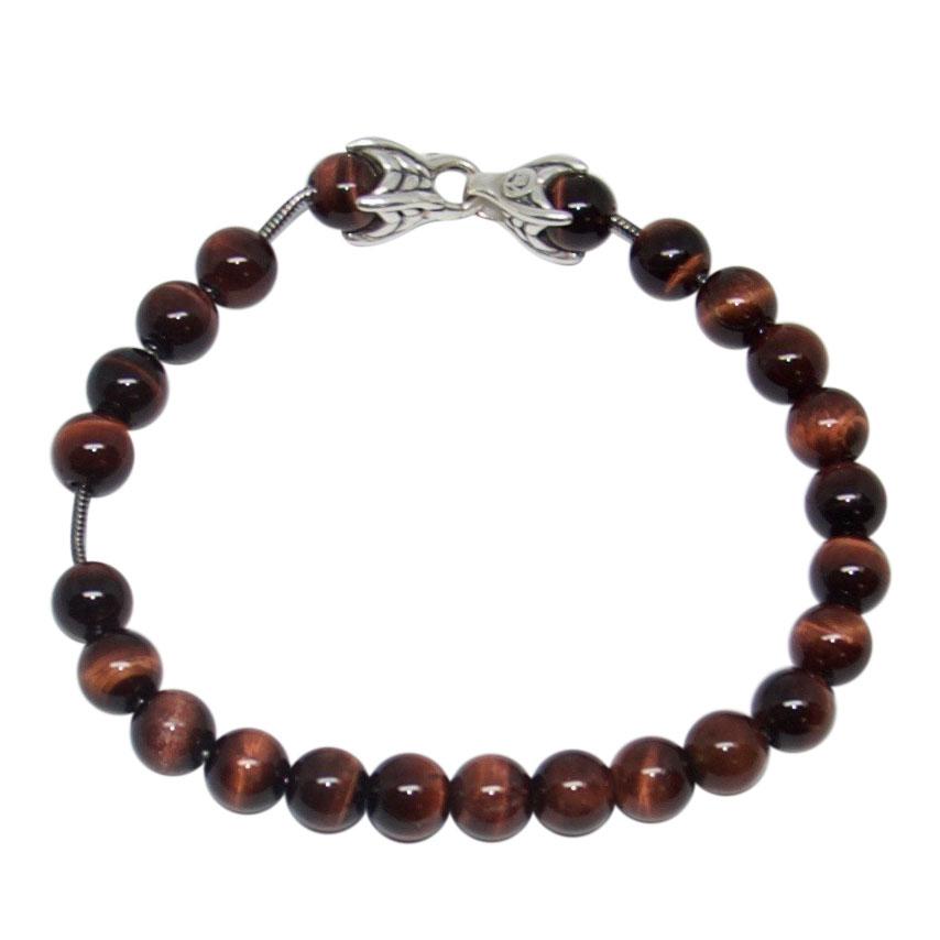 David Yurman Spiritual Beads Bracelet with Red Tiger's Eye