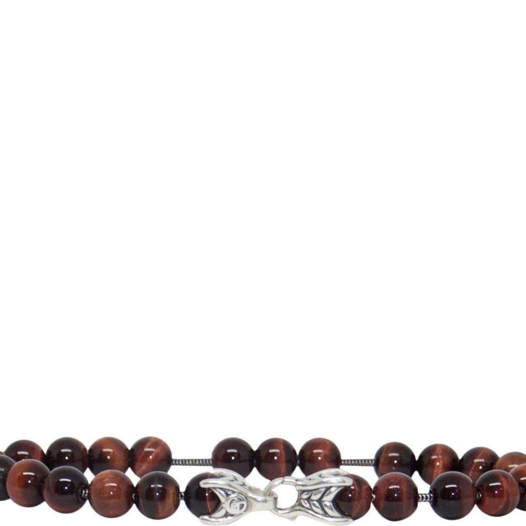 David Yurman Spiritual Beads Bracelet with Red Tiger's Eye