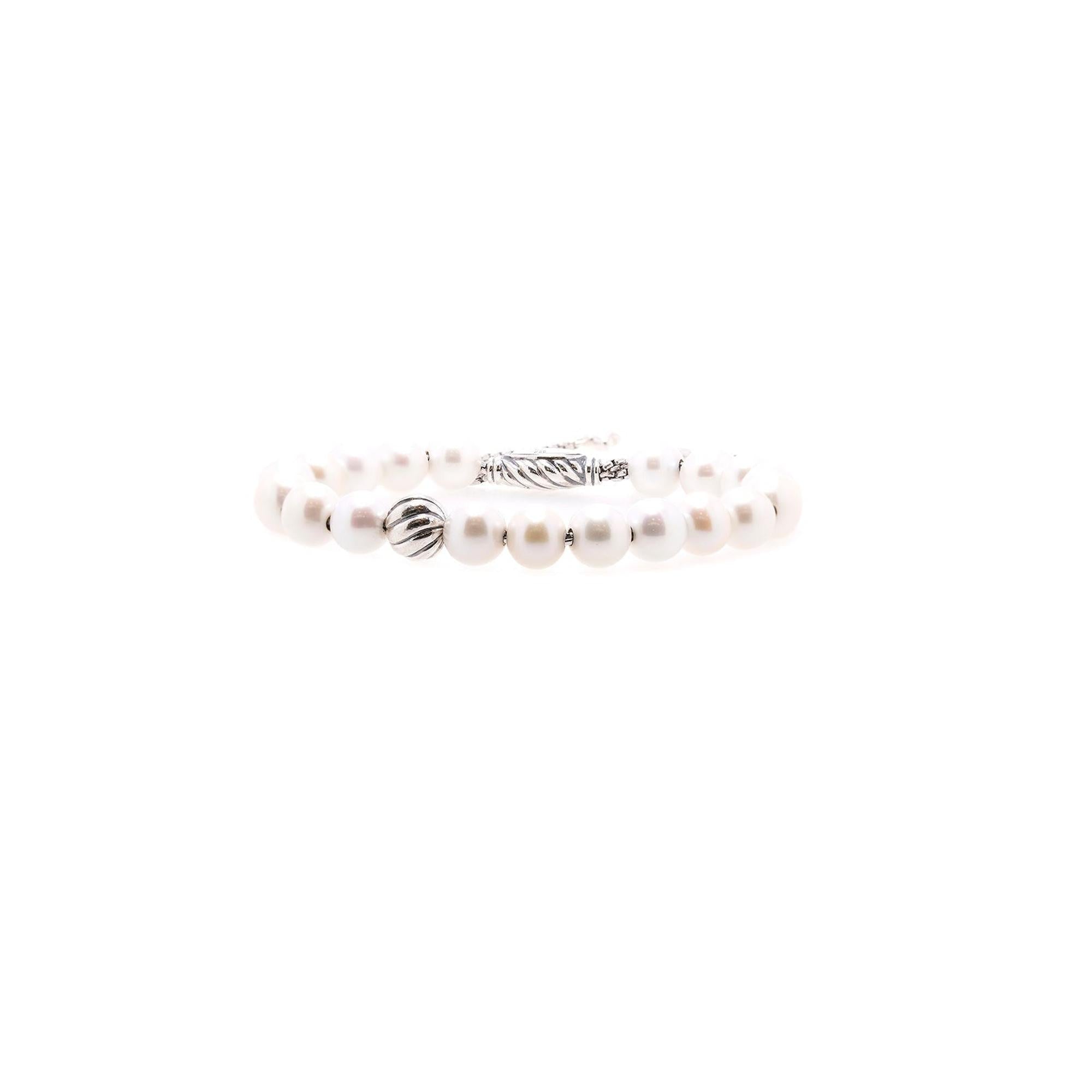 David Yurman Spiritual Beads Pearl Bracelet