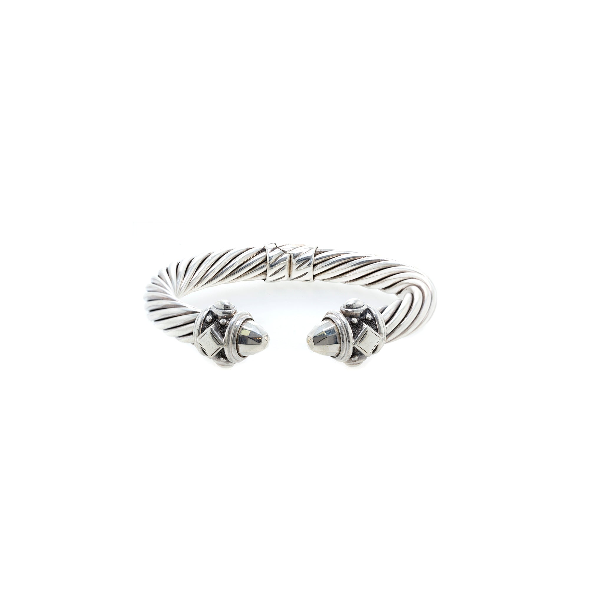 David Yurman Sterling Silver Renaissance Bracelet, 10 mm