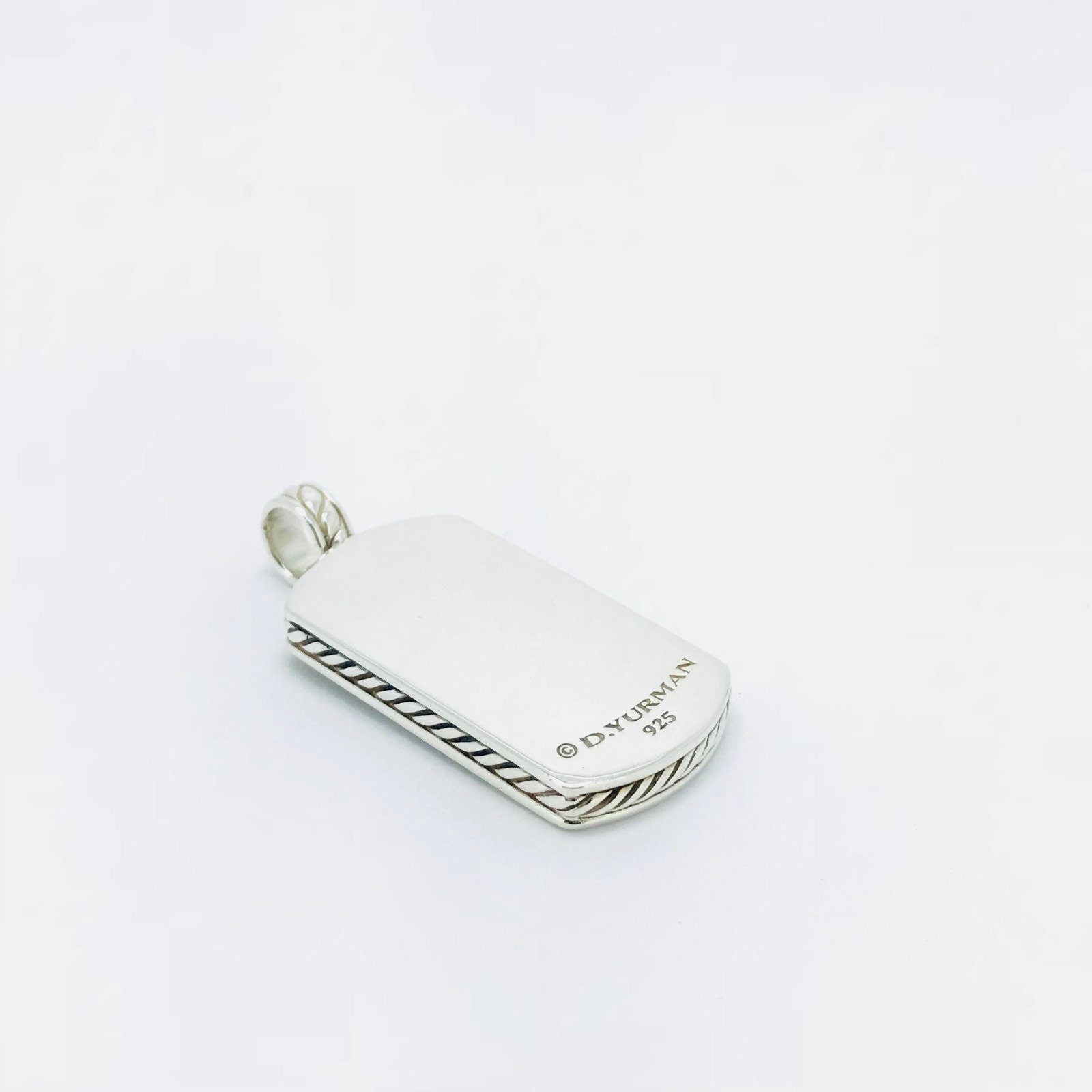 David Yurman Tag Pendant