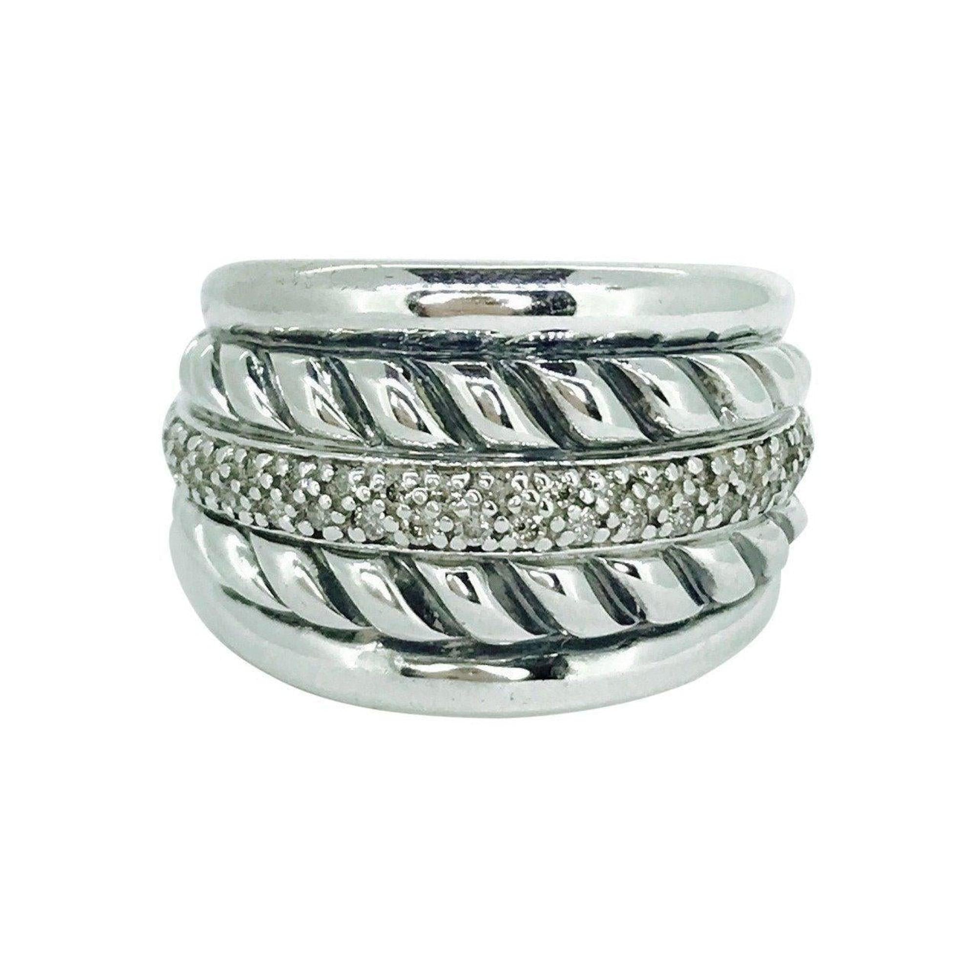 David Yurman Thoroughbred Sculpted Cable Ring
