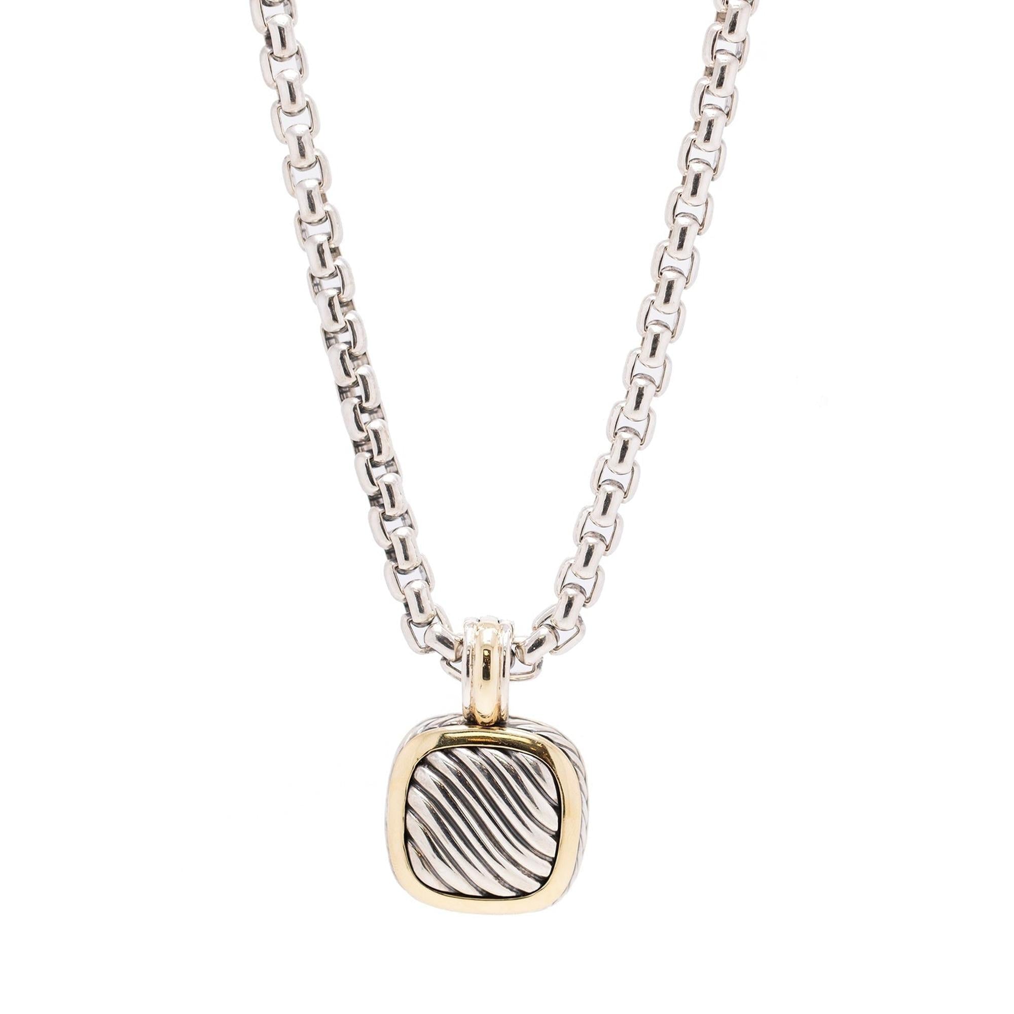 David Yurman Two-Tone Albion Pendant Necklace