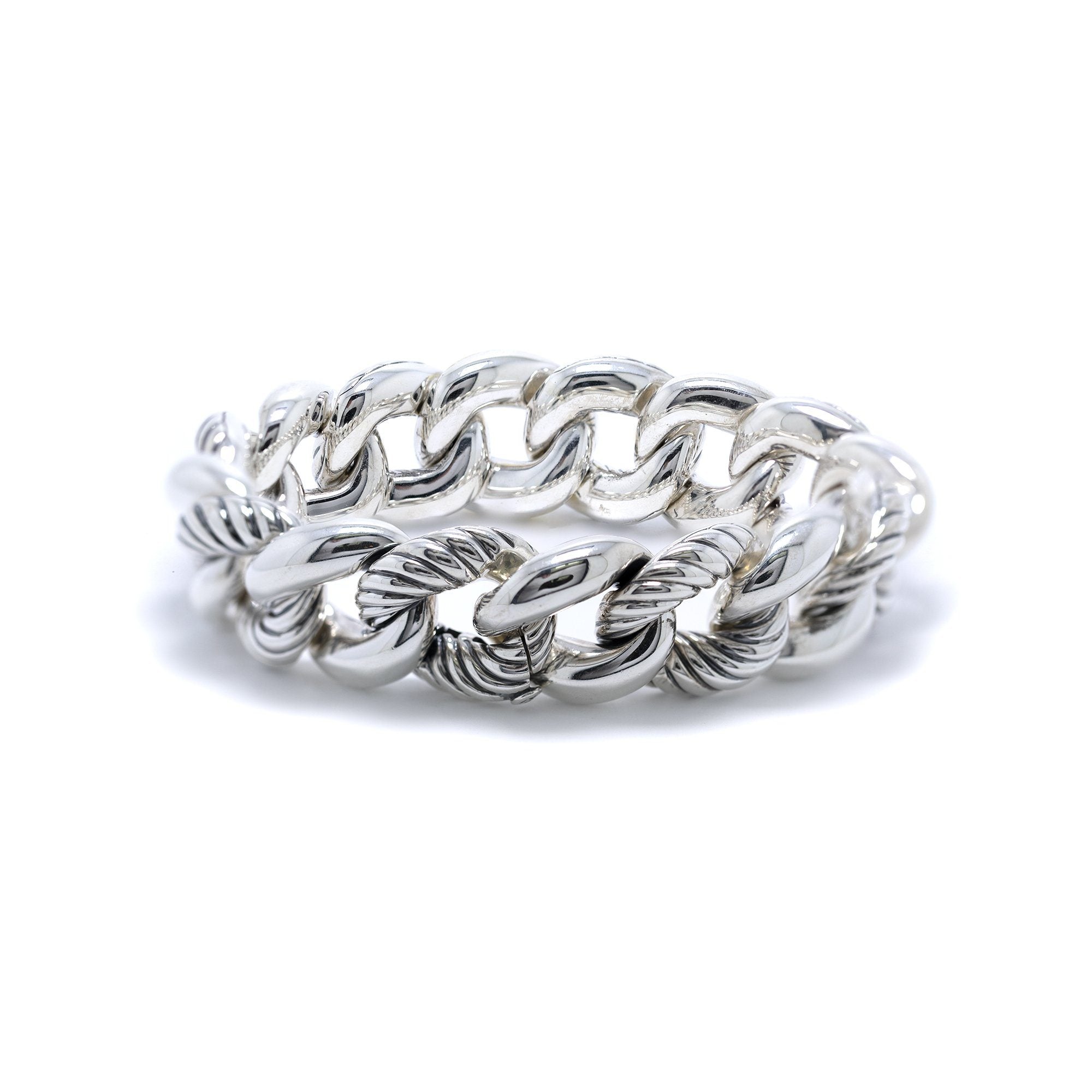 David Yurman Two-Tone Belmont Curb Link Bracelet