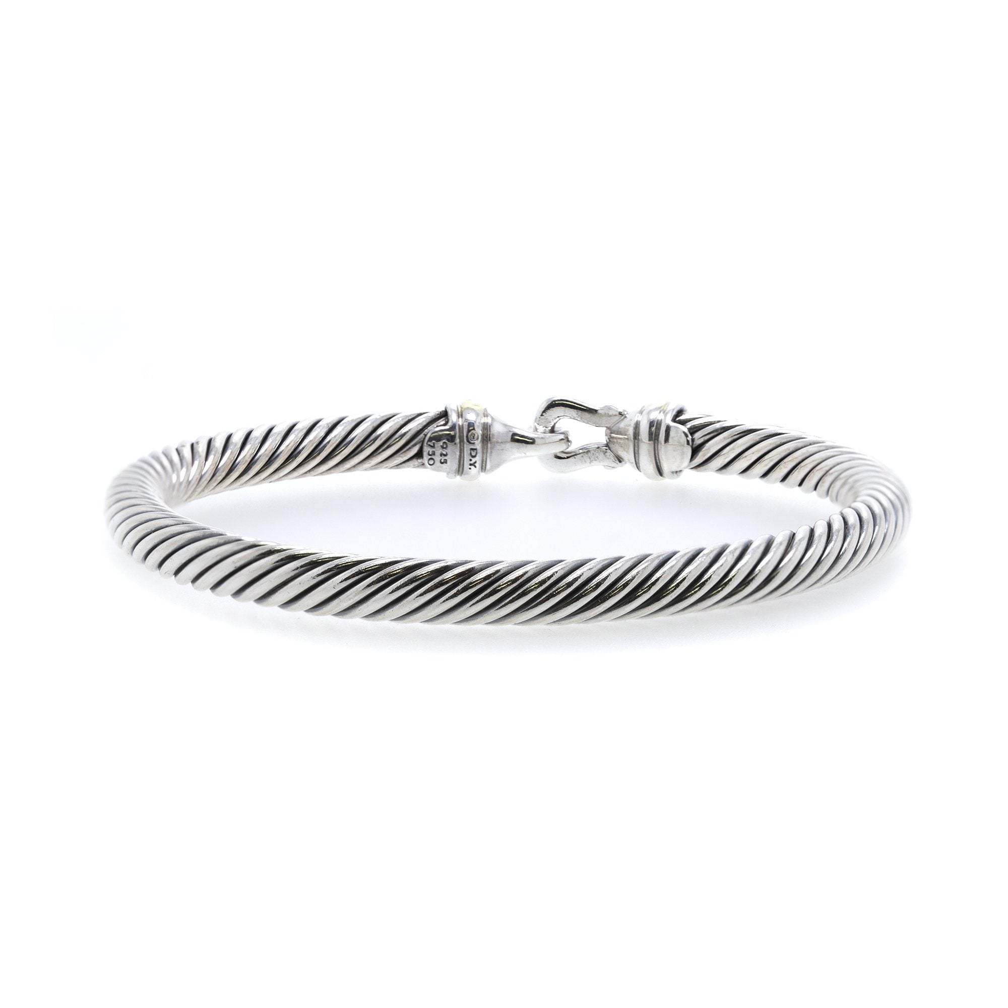 David Yurman Two-Tone Cable Classics Buckle Bracelet