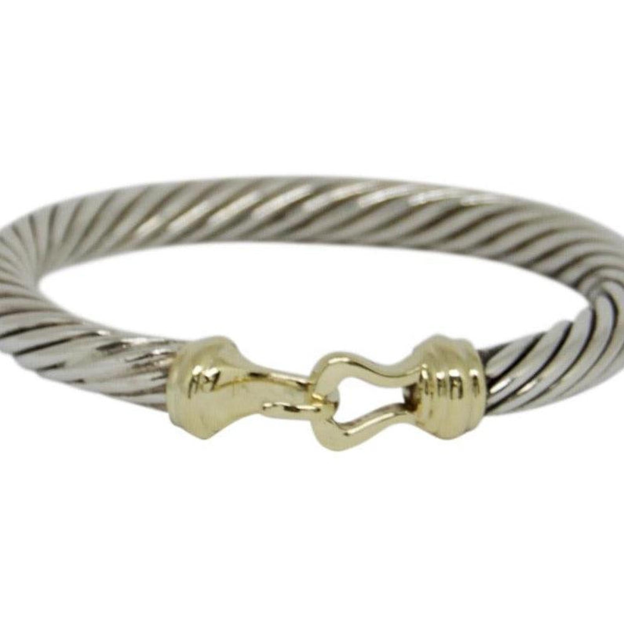 David Yurman Two-Tone Cable Classics Buckle Bracelet