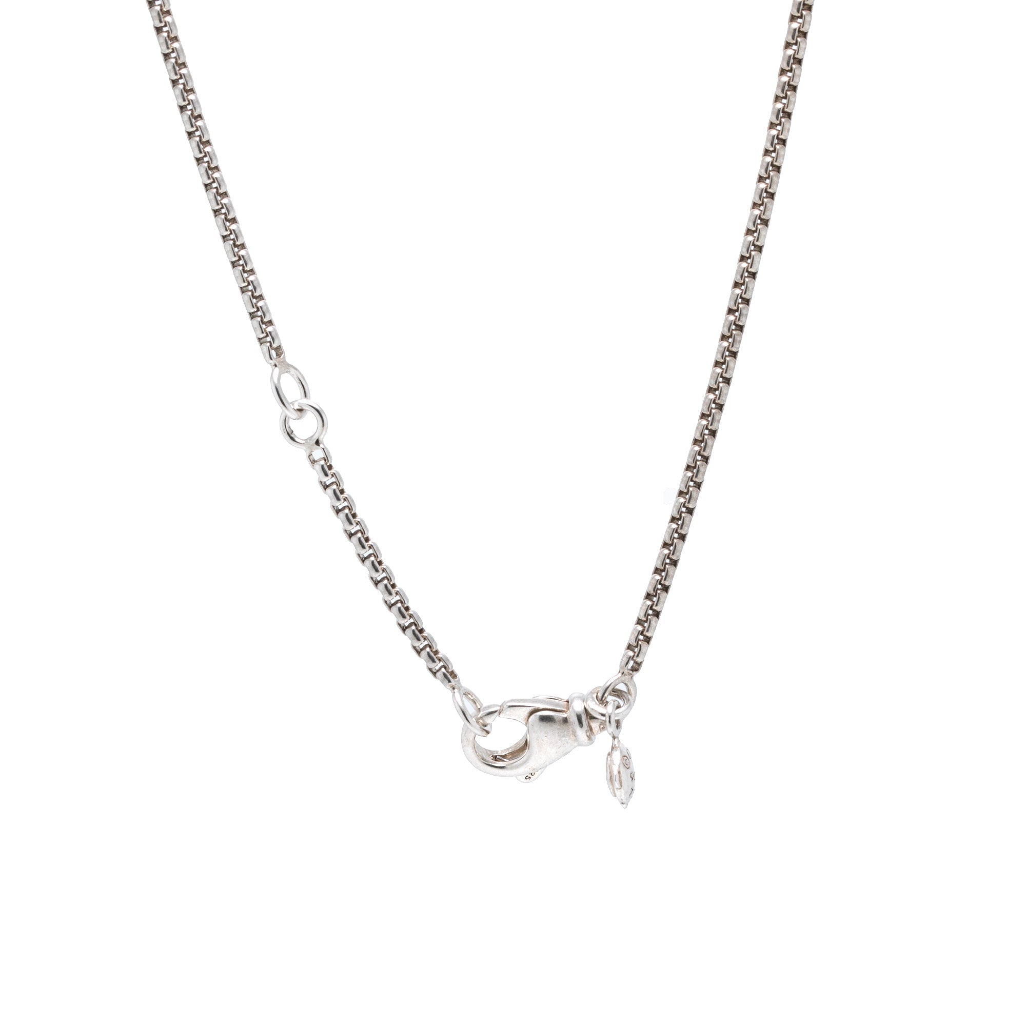 David Yurman Two-Tone Cable Collectibles Heart Station Necklace