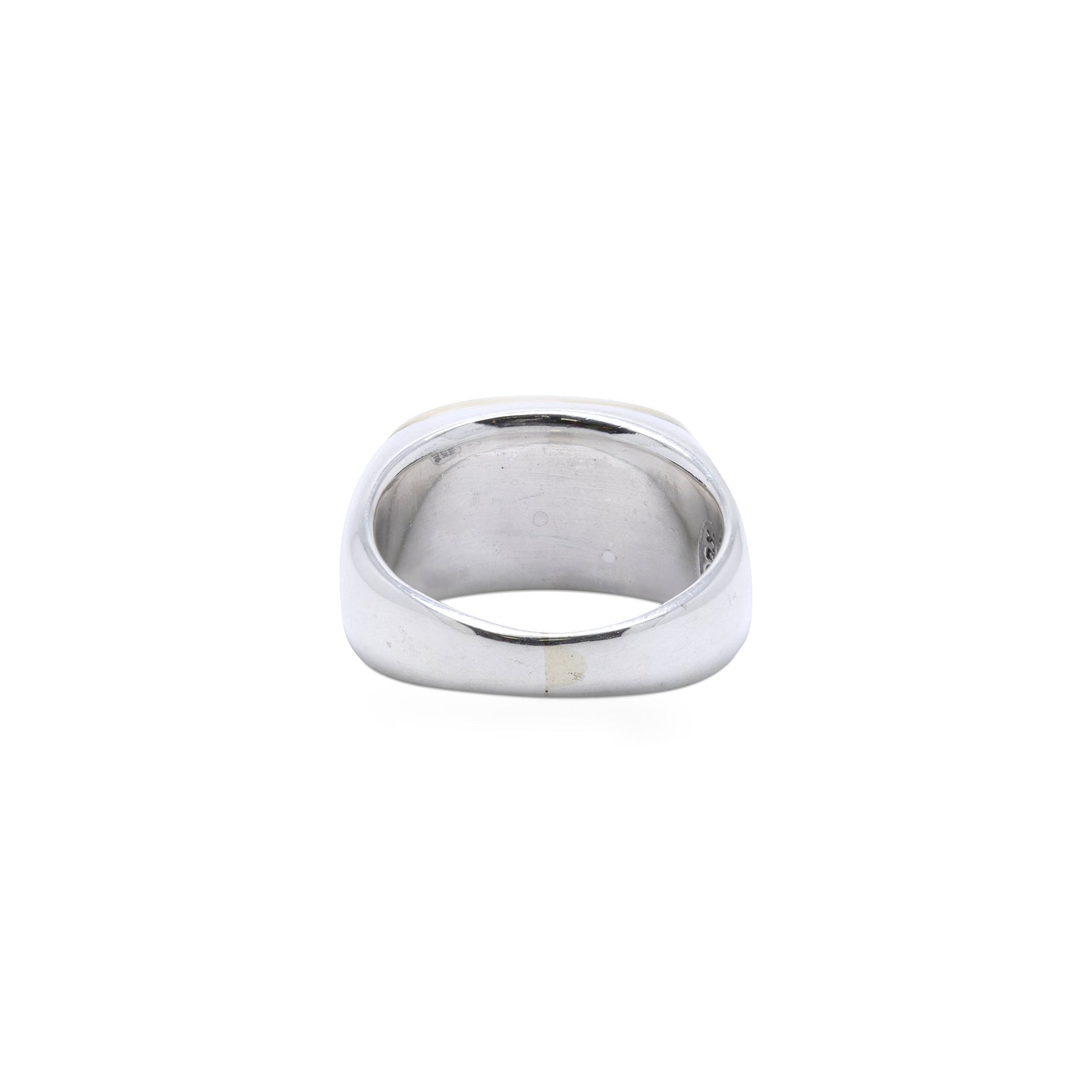David Yurman Two-Tone Cable Signet Ring