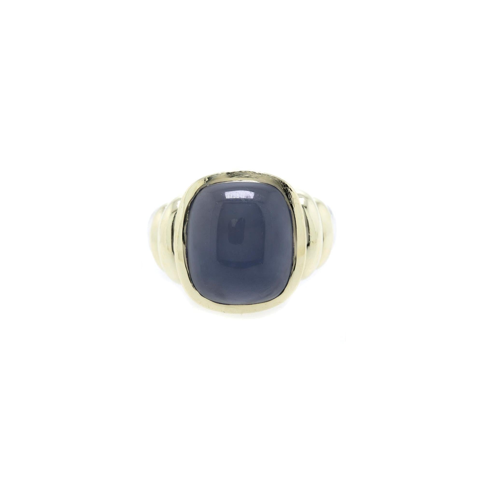 David Yurman Two-Tone Chalcedony Noblesse Ring