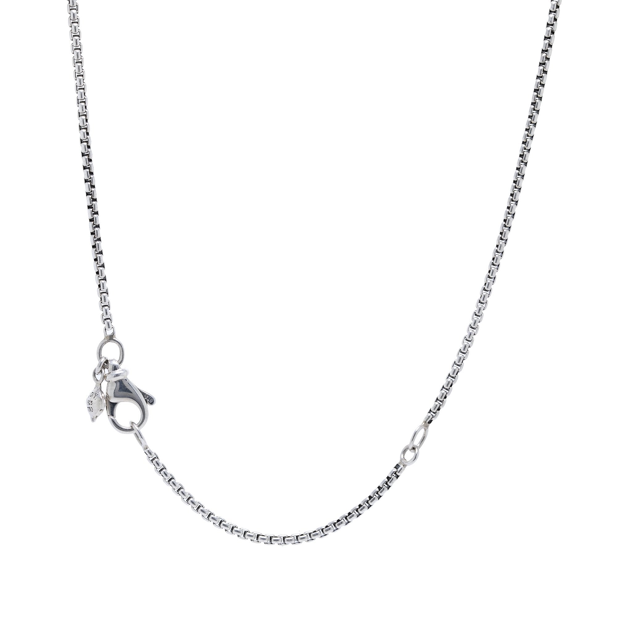 David Yurman Two-Tone Crossover Short Station Pendant Necklace