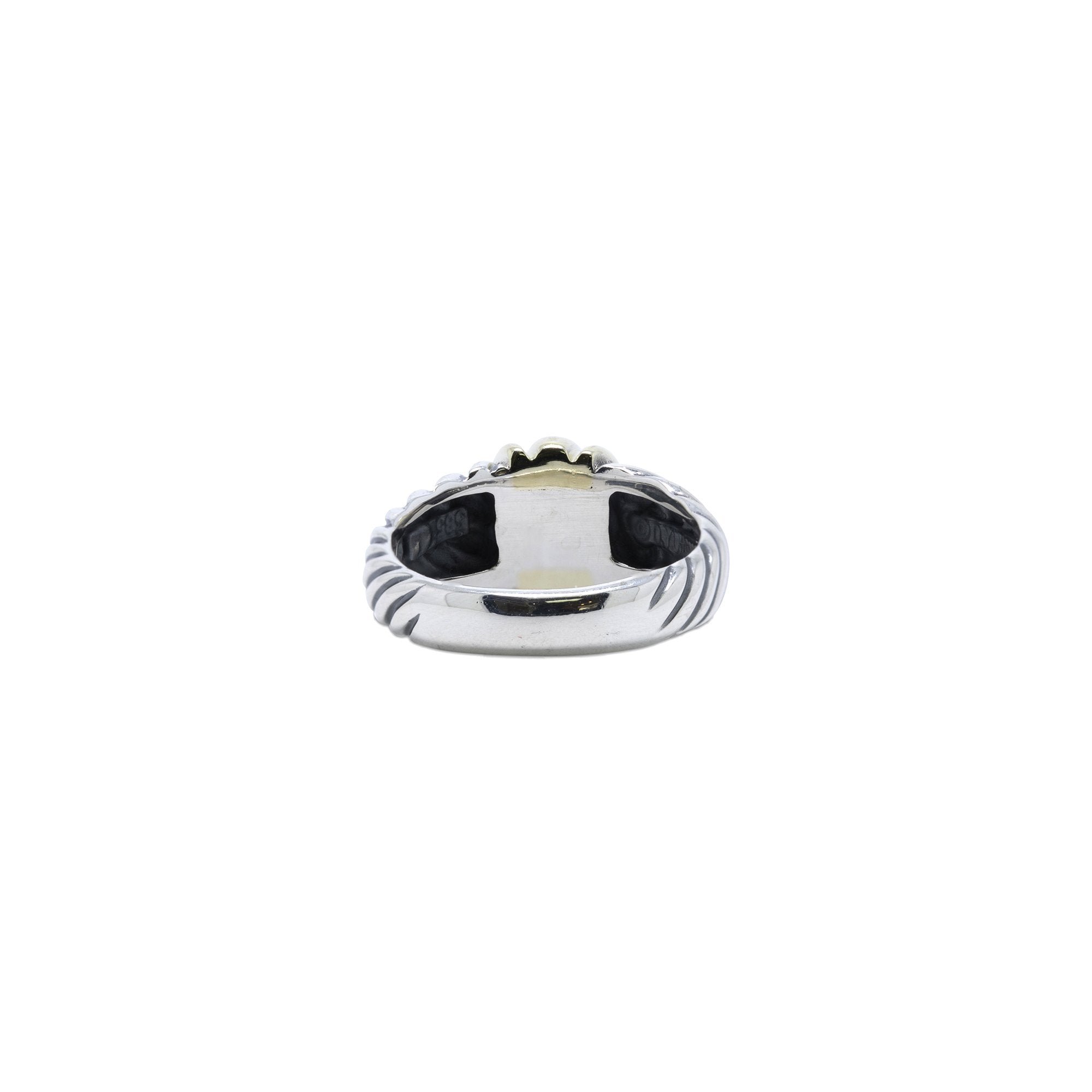David Yurman Two-Tone Dome Cable Ring