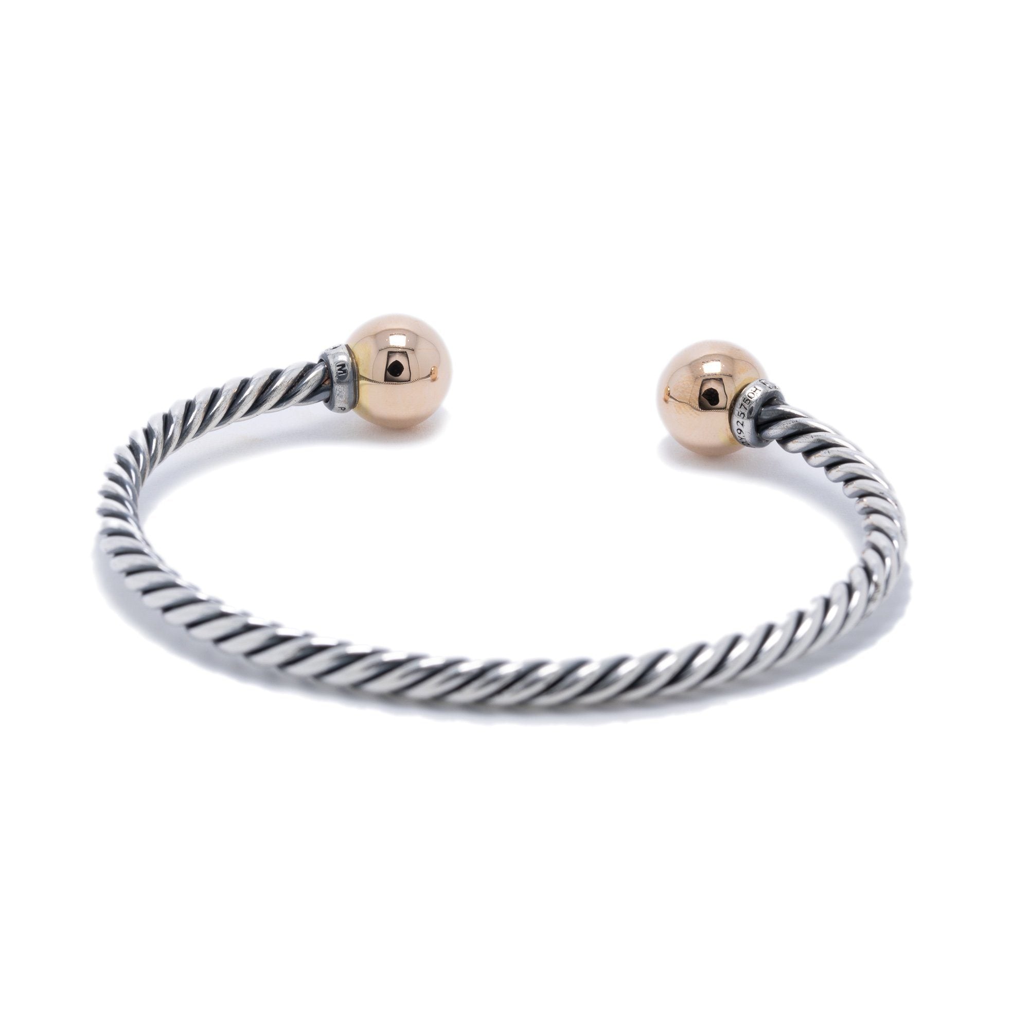 David Yurman Two-Tone Solari Bracelet with Diamonds