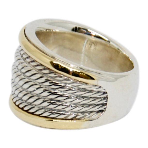 David Yurman Two-Tone Wheaton Band Ring