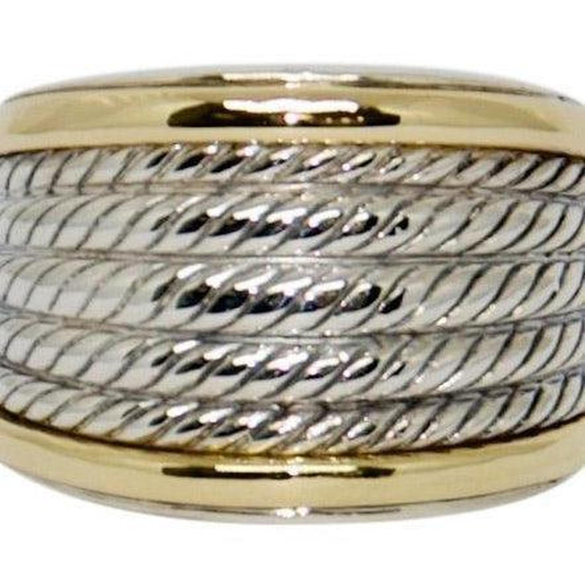David Yurman Two-Tone Wheaton Band Ring