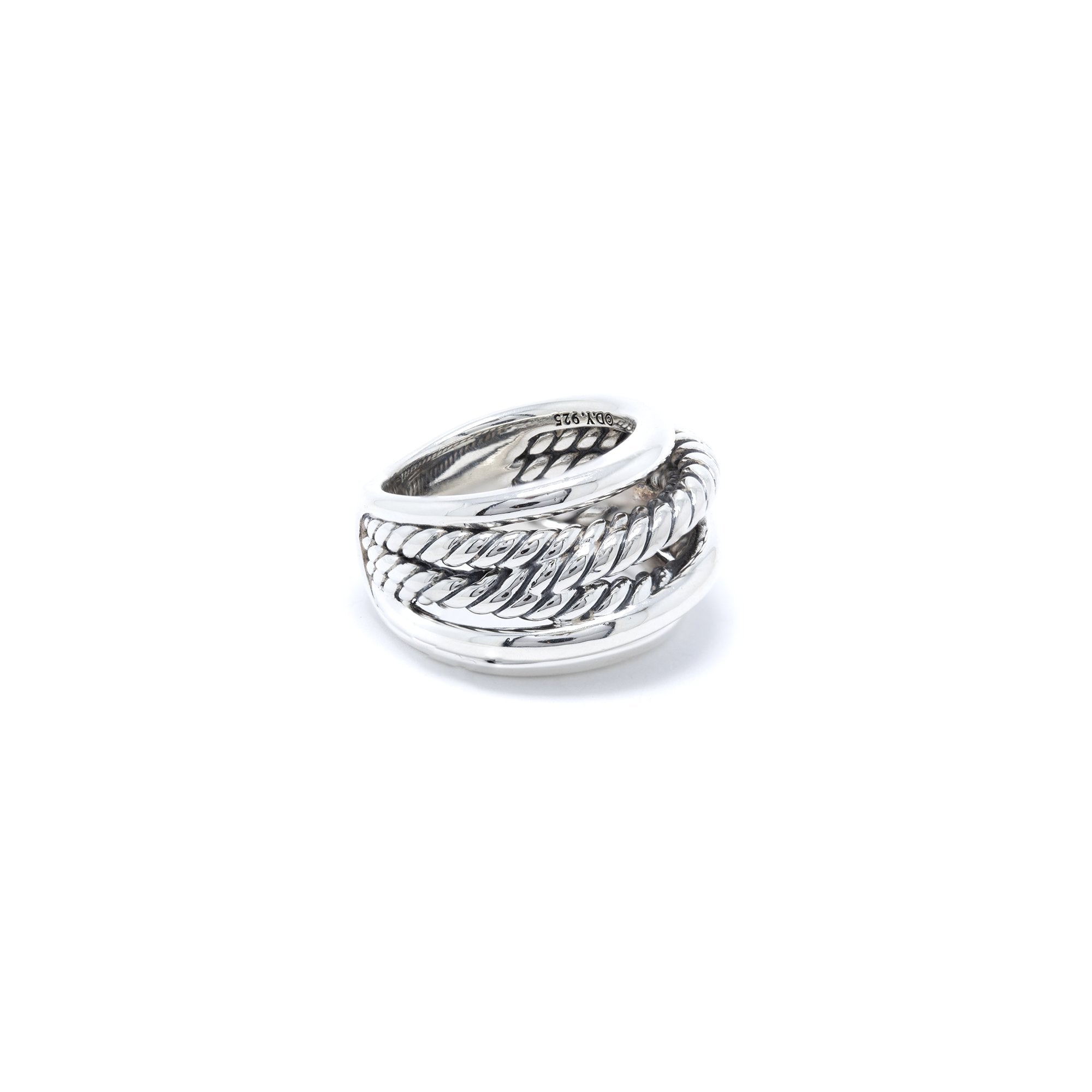 David Yurman Wide Crossover Ring