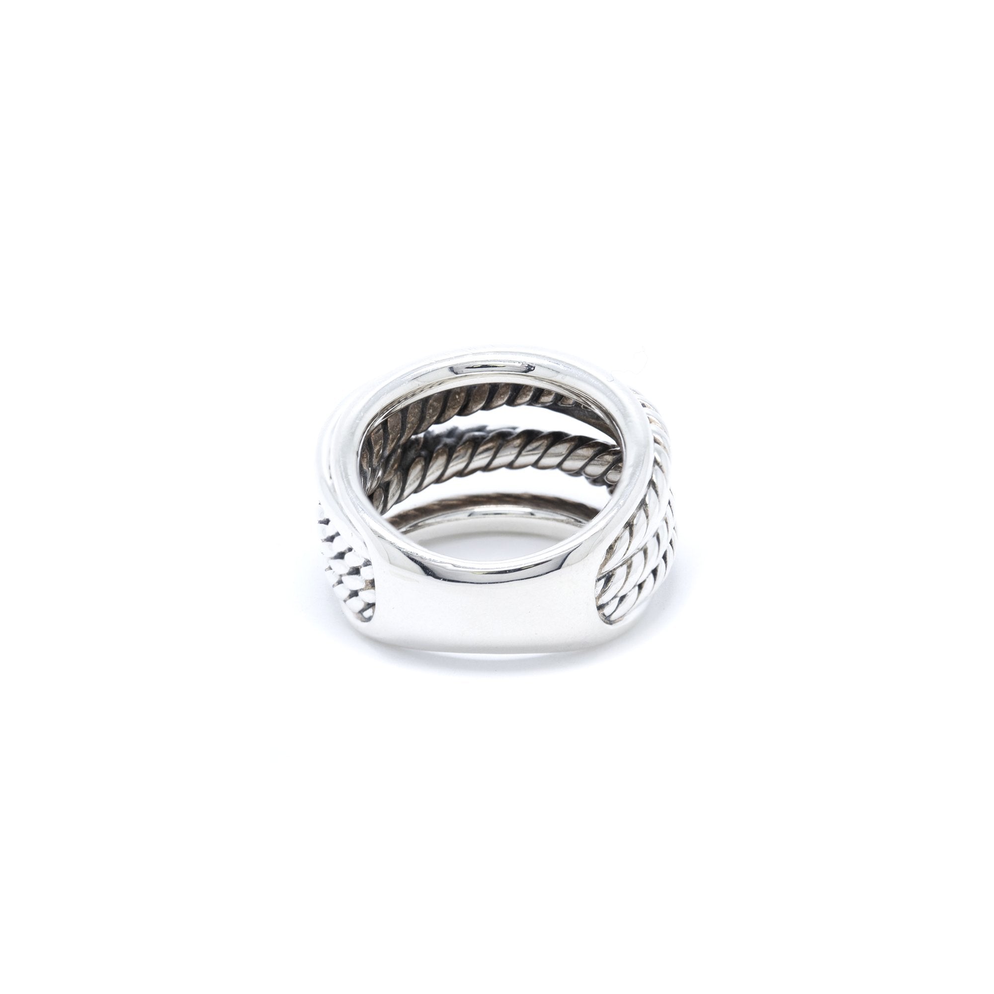 David Yurman Wide Crossover Ring