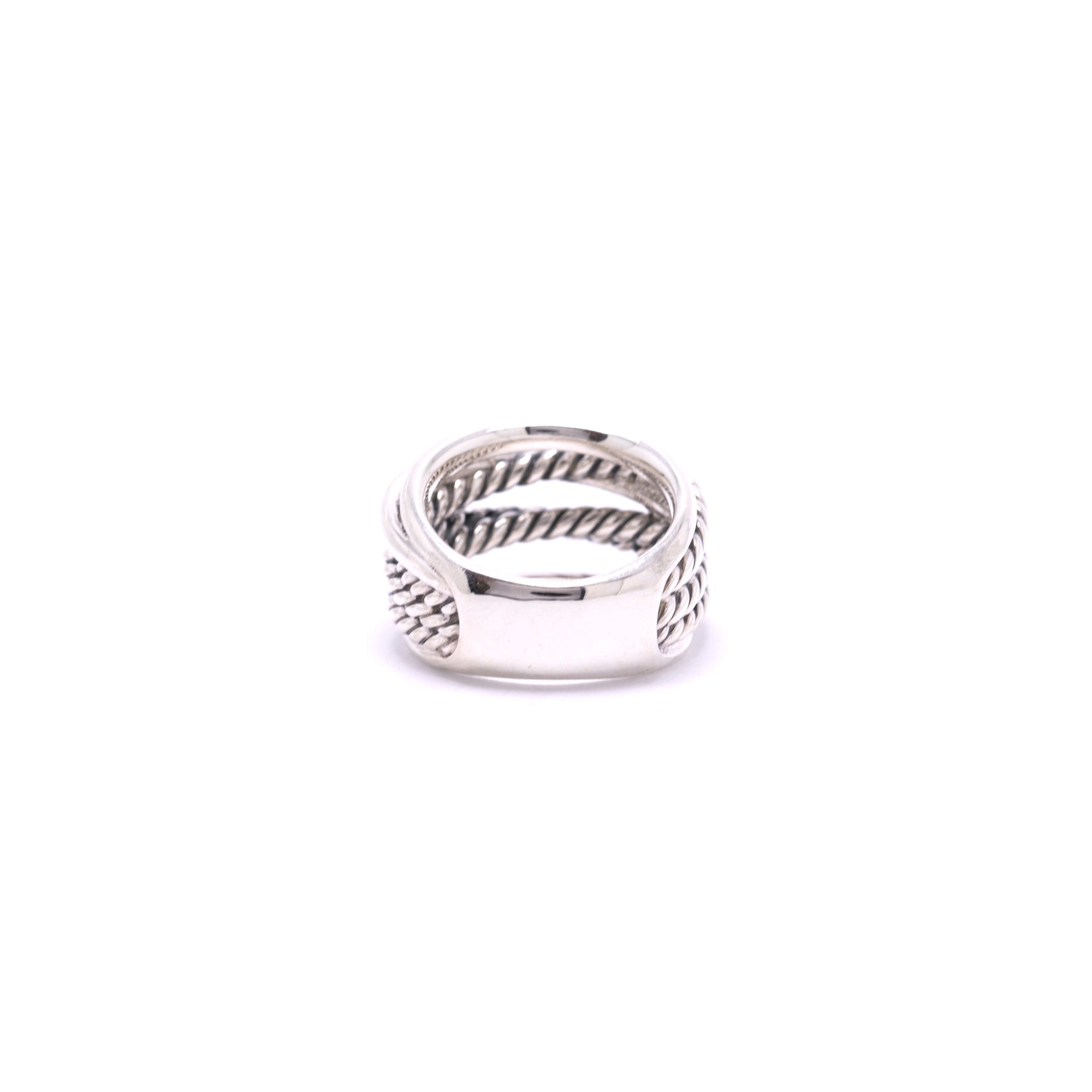 David Yurman Wide Crossover Ring