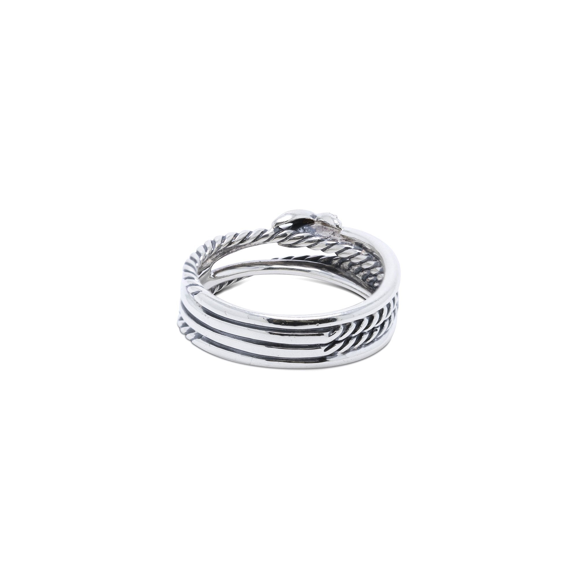 David Yurman X Collection Ring with Diamonds