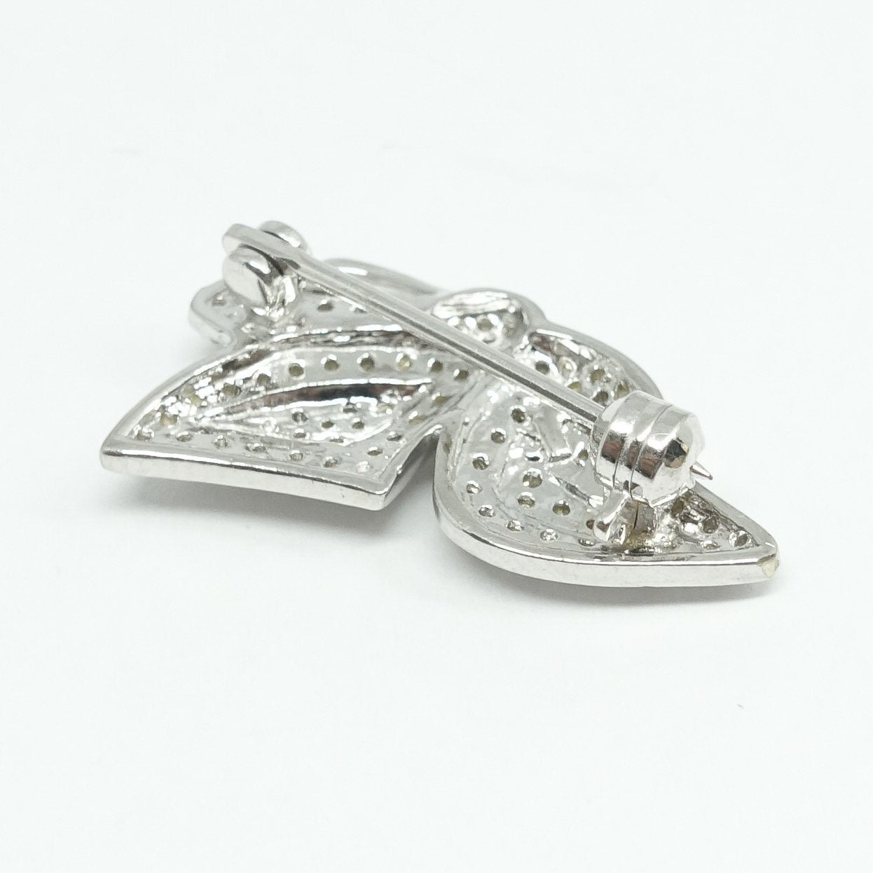 Diamond Butterfly Brooch