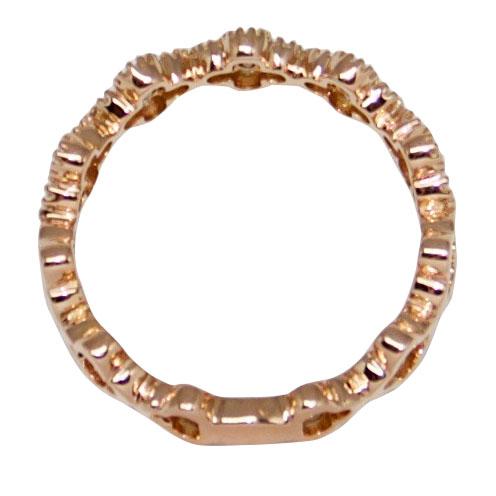 Diamond Clover Band Ring