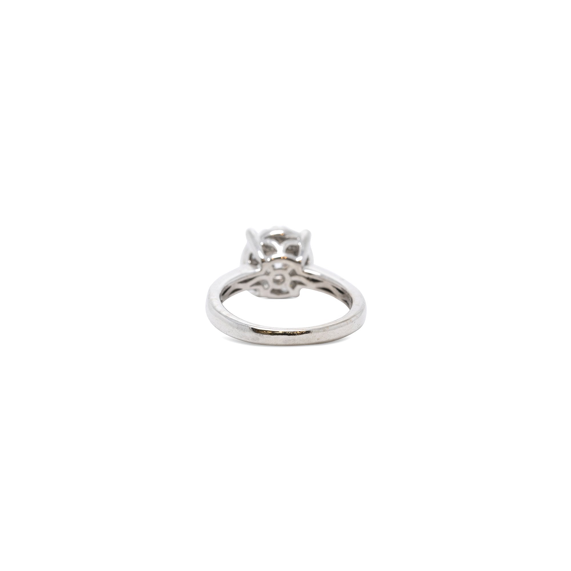 Diamond Cluster Engagement Ring