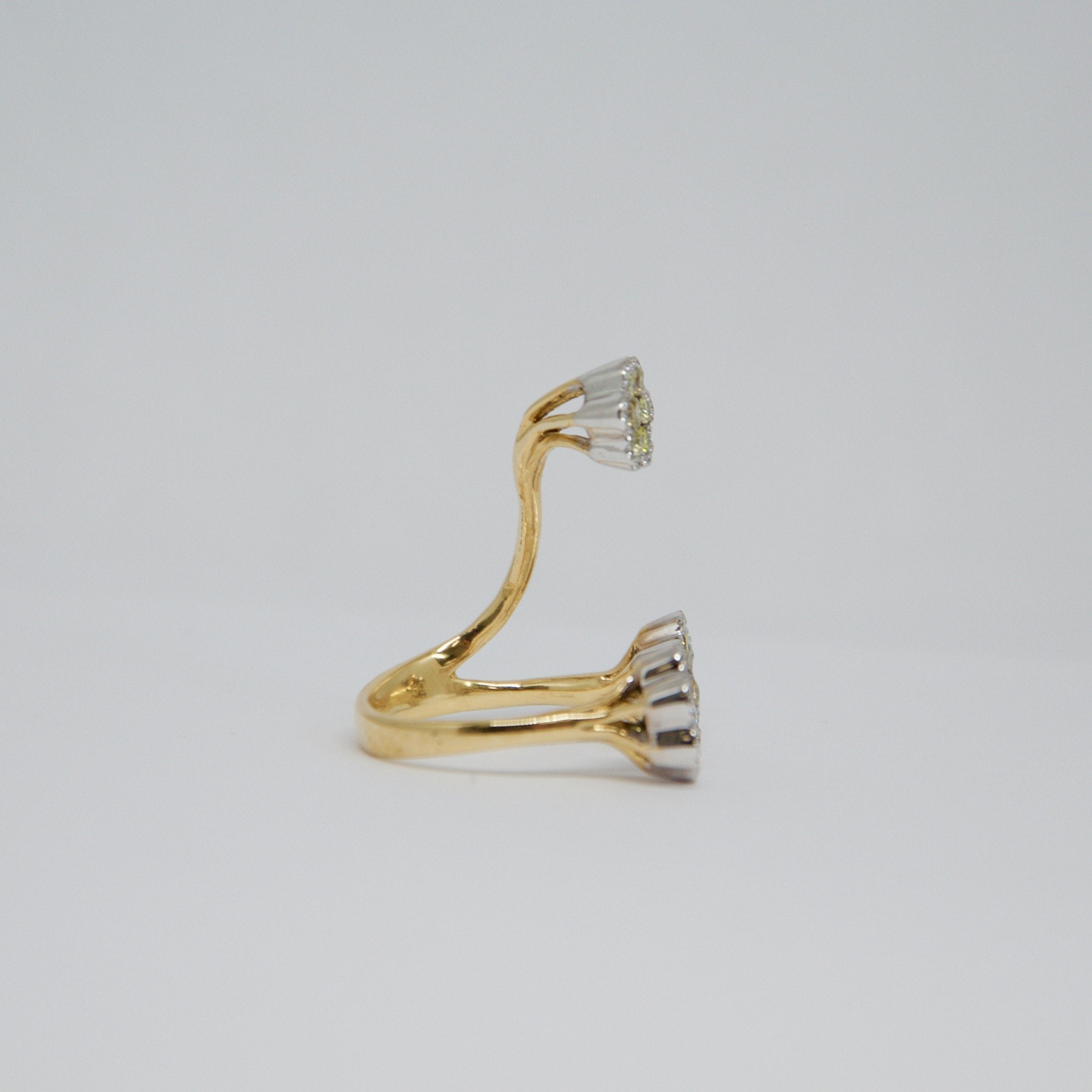 Diamond Cluster Flower Ring