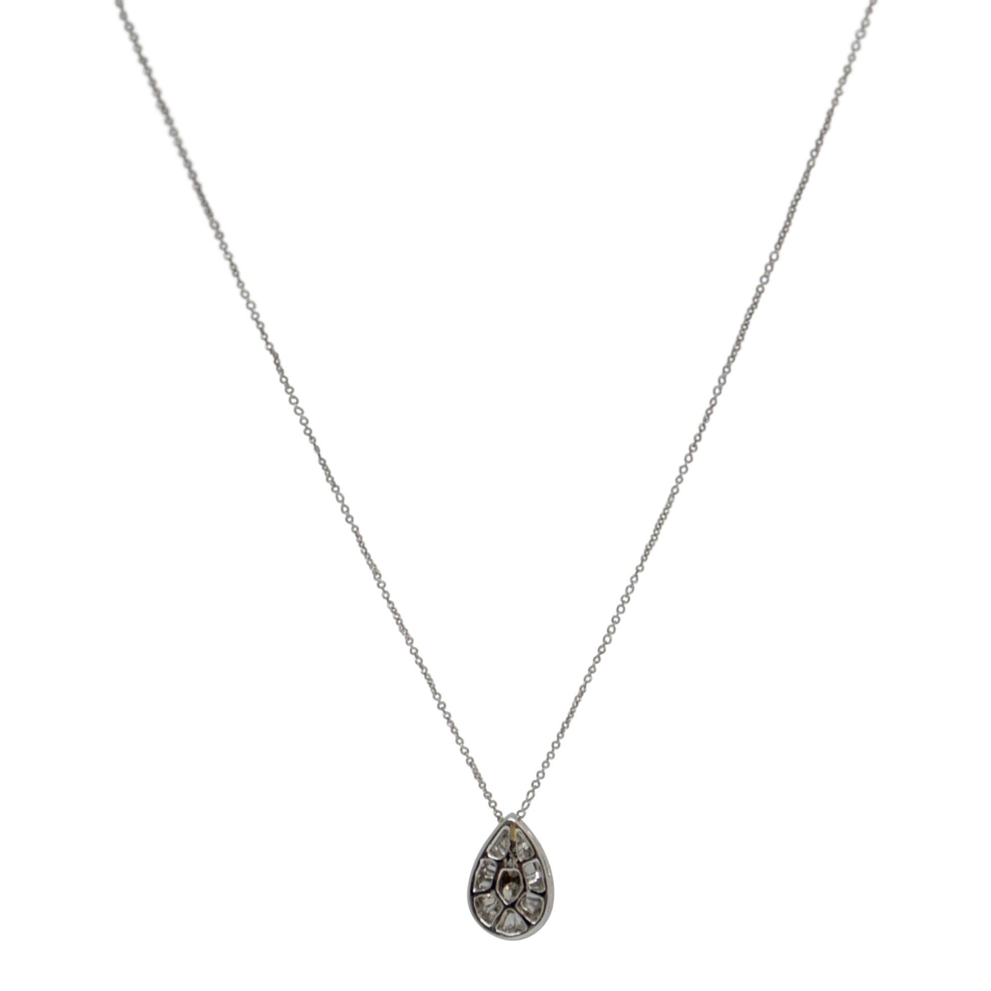 Diamond Cluster Pendant Necklace