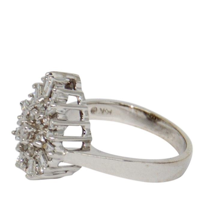 Diamond Cluster Ring