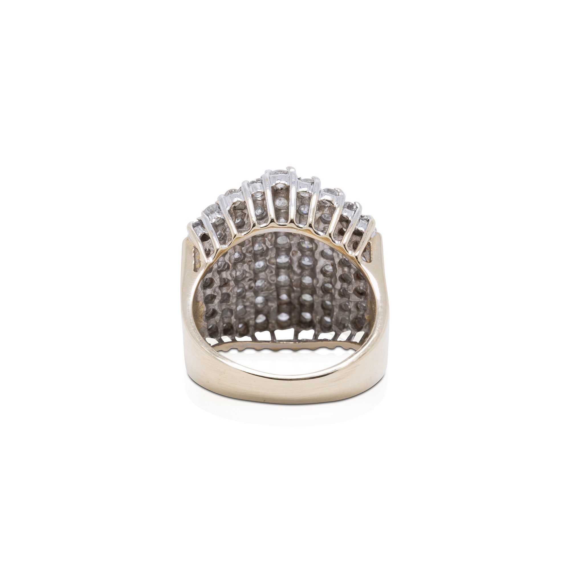 Diamond Cluster Ring