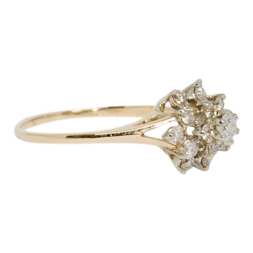 Diamond Cluster Ring