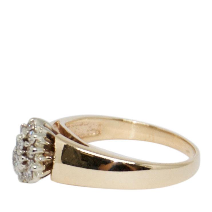 Diamond Cluster Ring