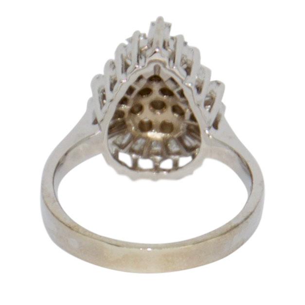 Diamond Cluster Ring