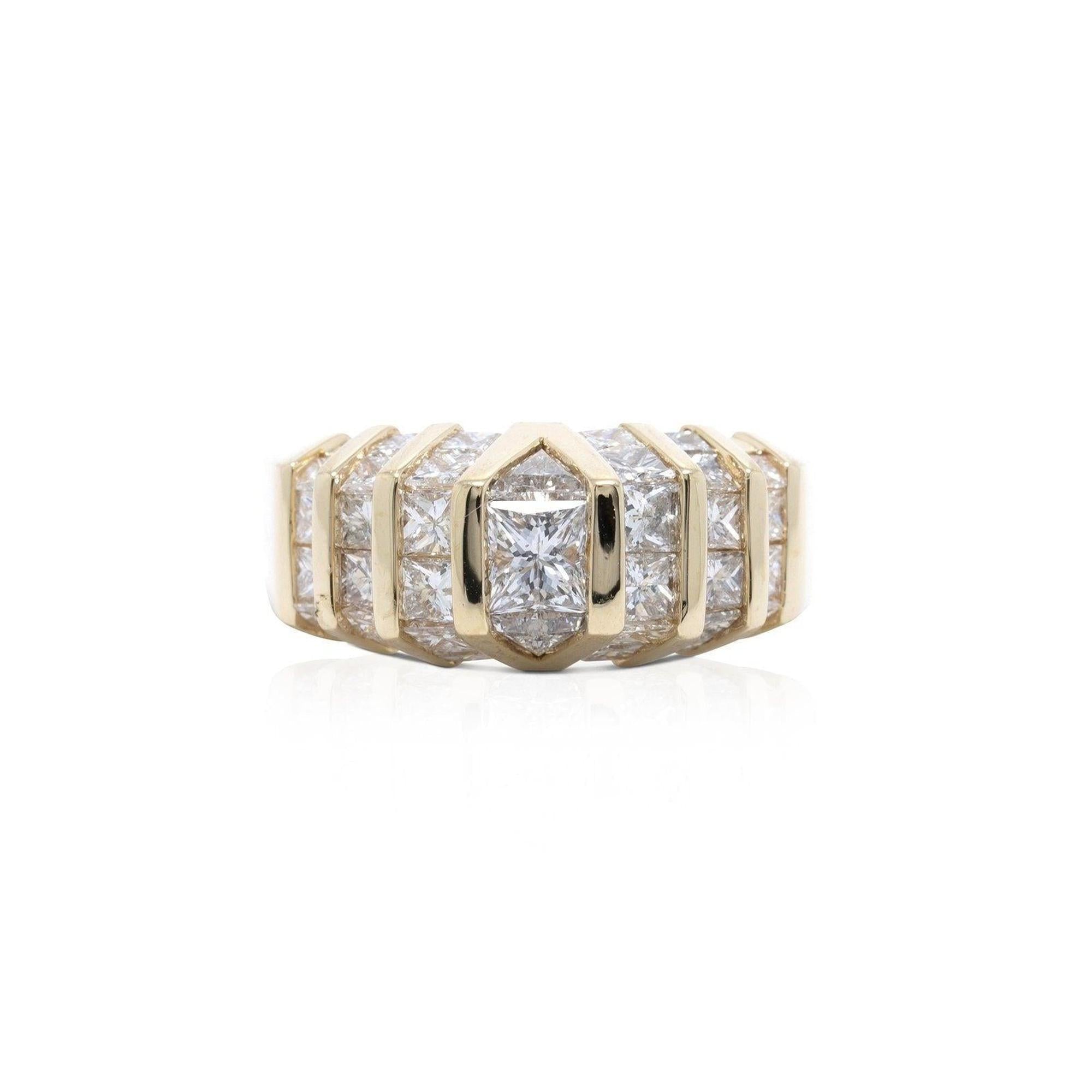 Diamond Cluster Ring